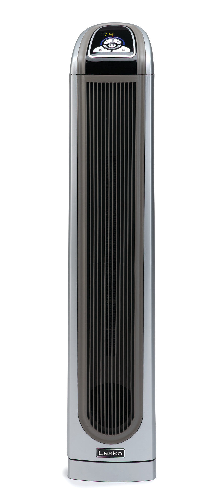 Lasko 34" Ceramic Tower Heater with Remote Control, 5588, Gray