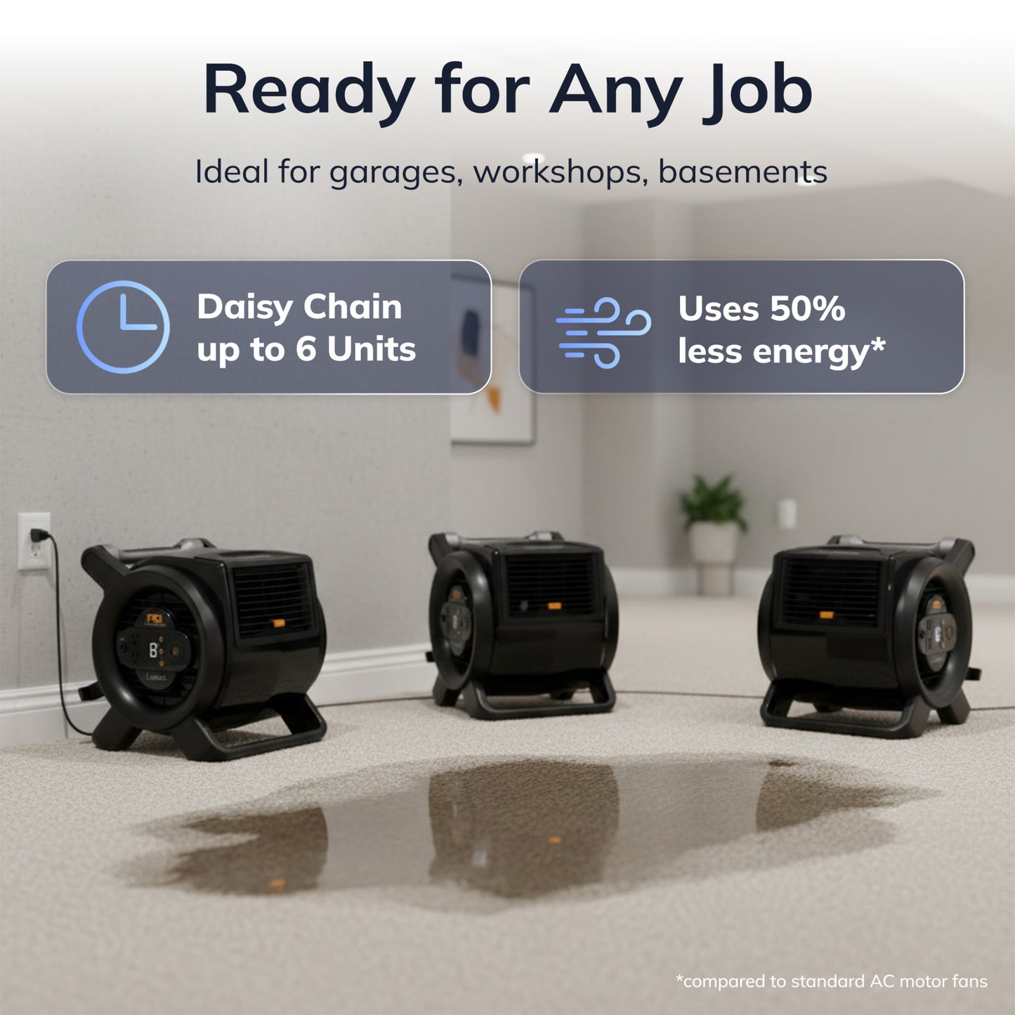 Lasko UDC158 Pro Performance 9-Speed Multi-Use Utility Floor Fan: Black