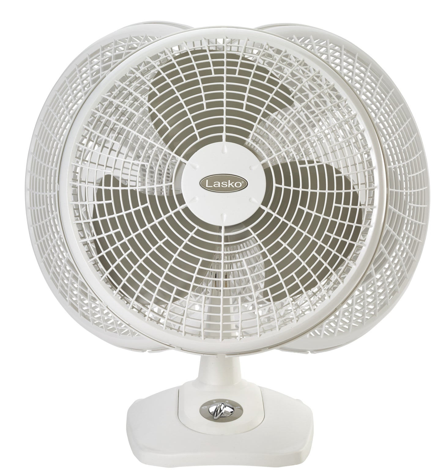 Lasko 16" 3-Speed Oscillating Performance Table Fan with Tilt-back, 2506, White