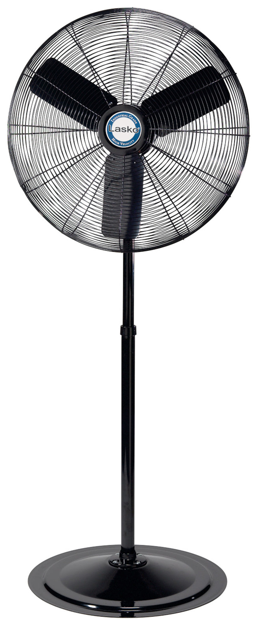 Lasko Oscillating Industrial Grade Pedestal Fan, 3135, Black