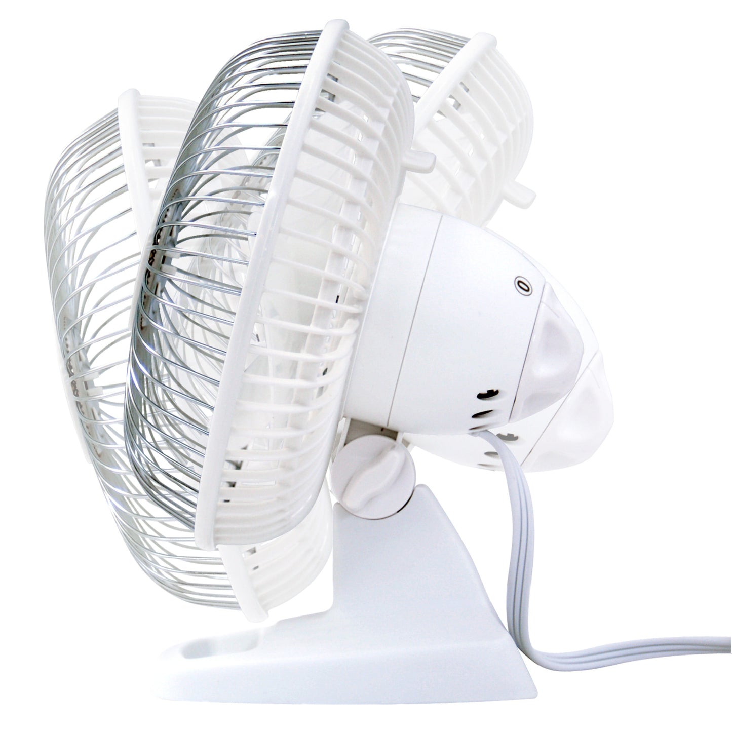 Air King 6" Table Top Fan (2-speed, manual, white)