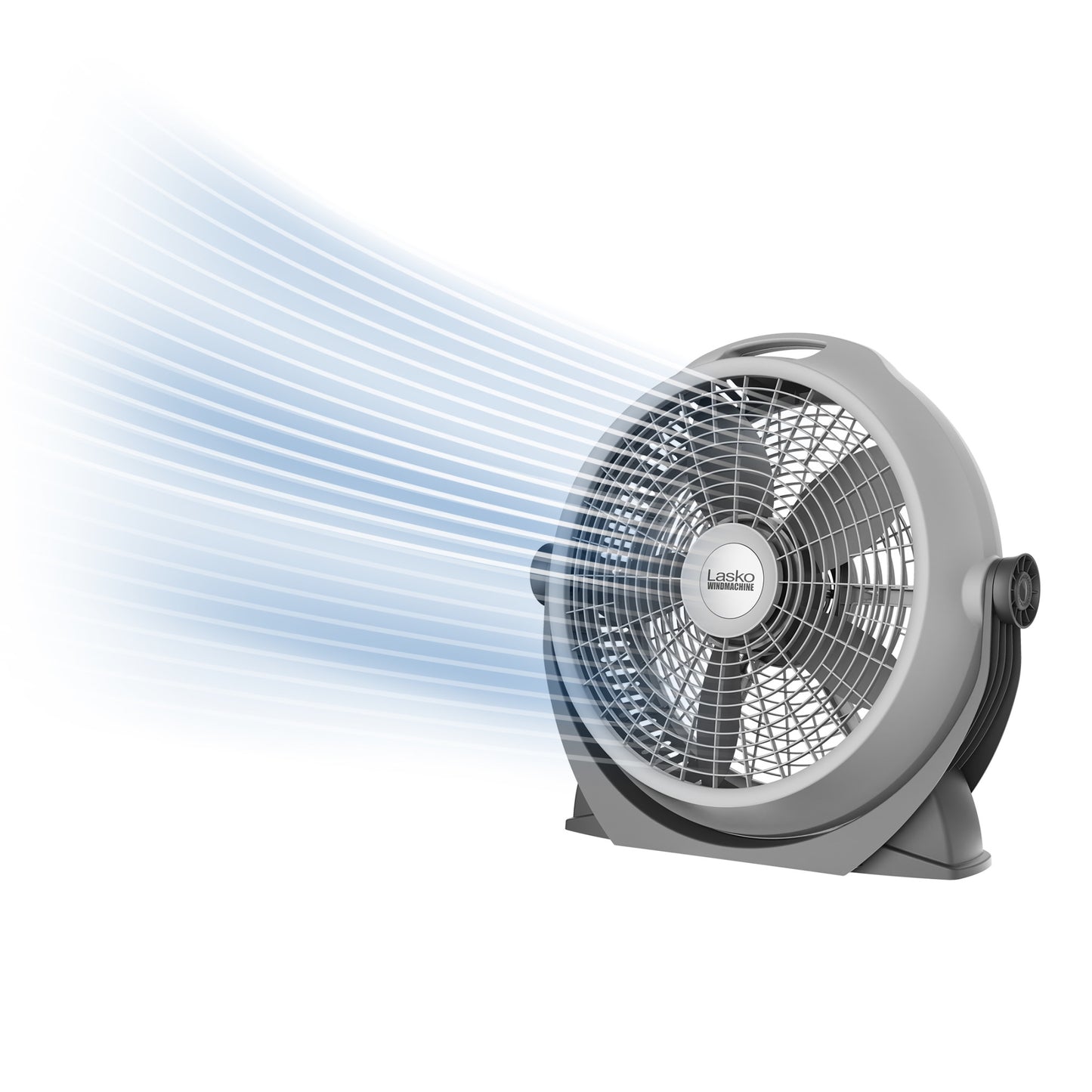 Lasko Wind Machine® A20304 20" Pivoting 3-Speed Air Circulator Fan: Gray