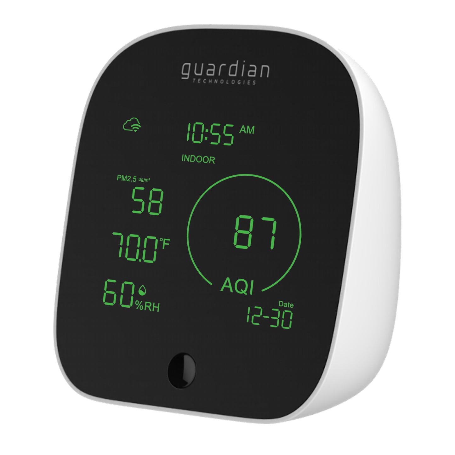 GermGuardian AQM101 Smart Air Quality Monitor, White