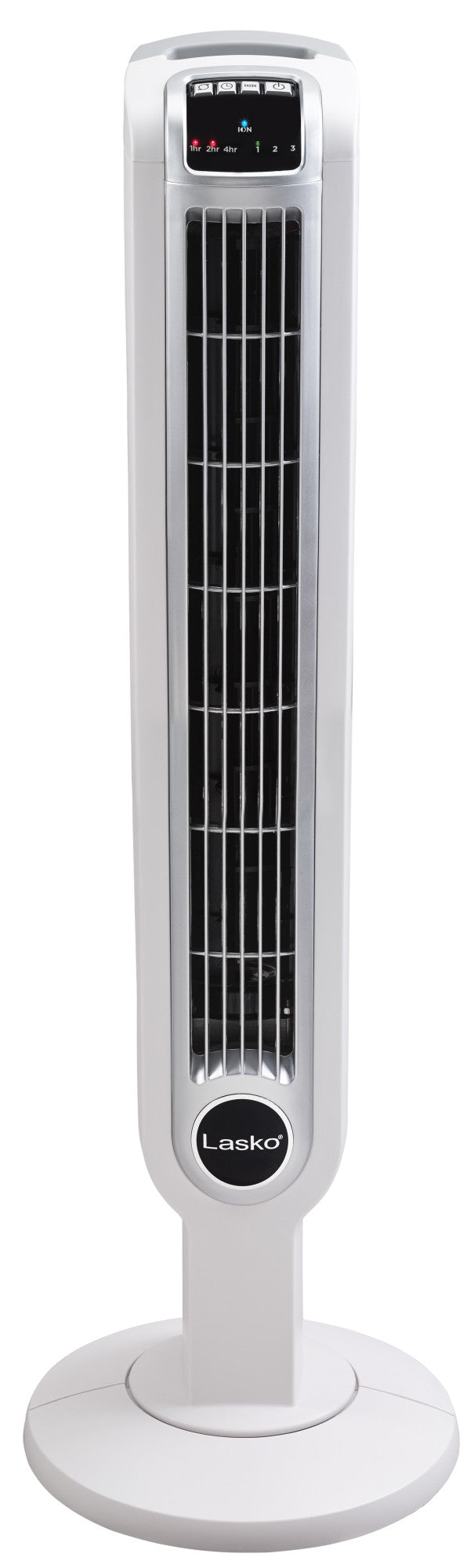 Lasko 36" Tower Fan with Ionizer and Remote Control, T36214, White