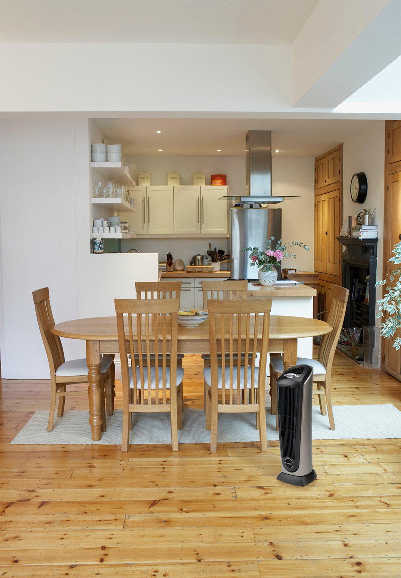 Lasko Ceramic Tower Heater with Remote Control, 273529