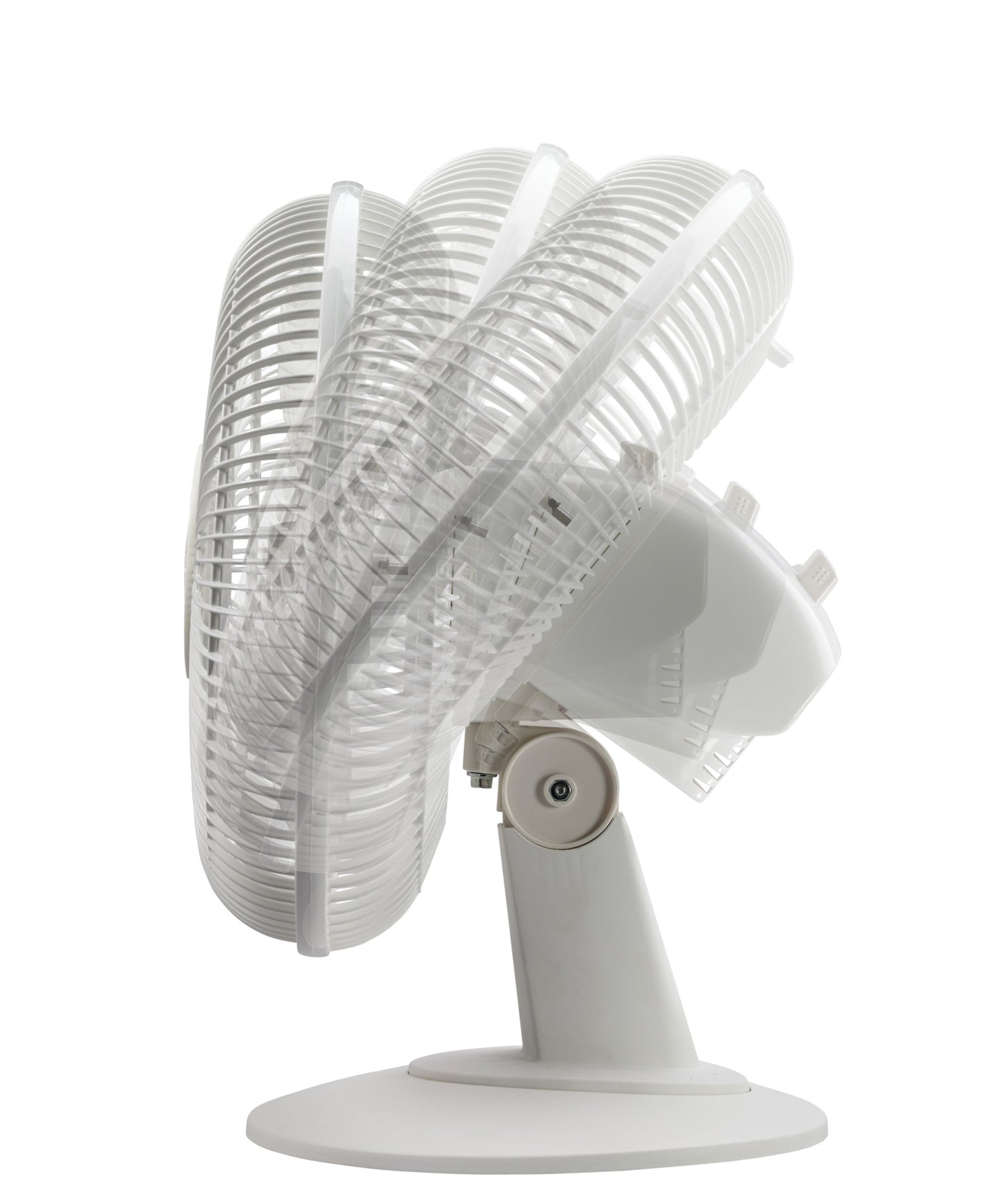 Lasko 12" 3-Speed Oscillating Table Fan with Tilt-Back, 2012, White