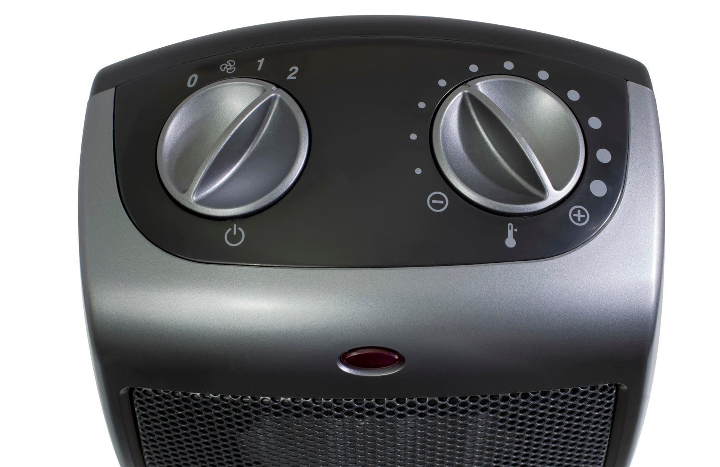 Lasko 1500W 2-Speed Ceramic Space Heater with Tip-Over Safety Switch, 754201, Gray