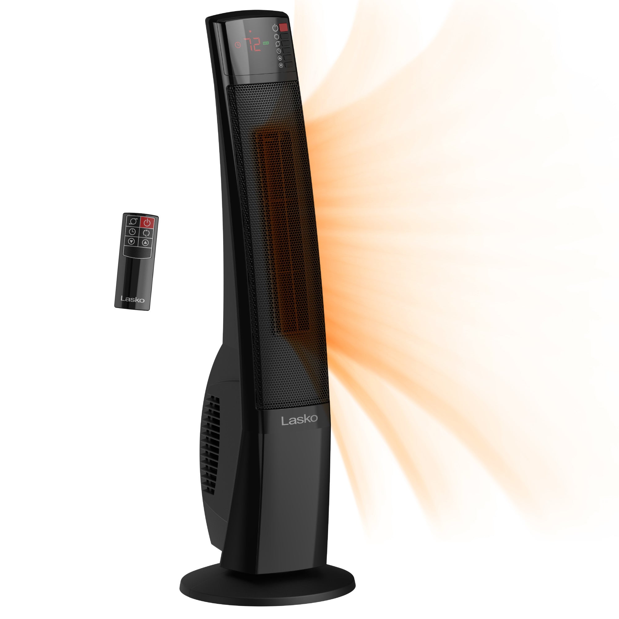 Lasko 1500W Ceramic Tower Space Heater with Remote, CT30796