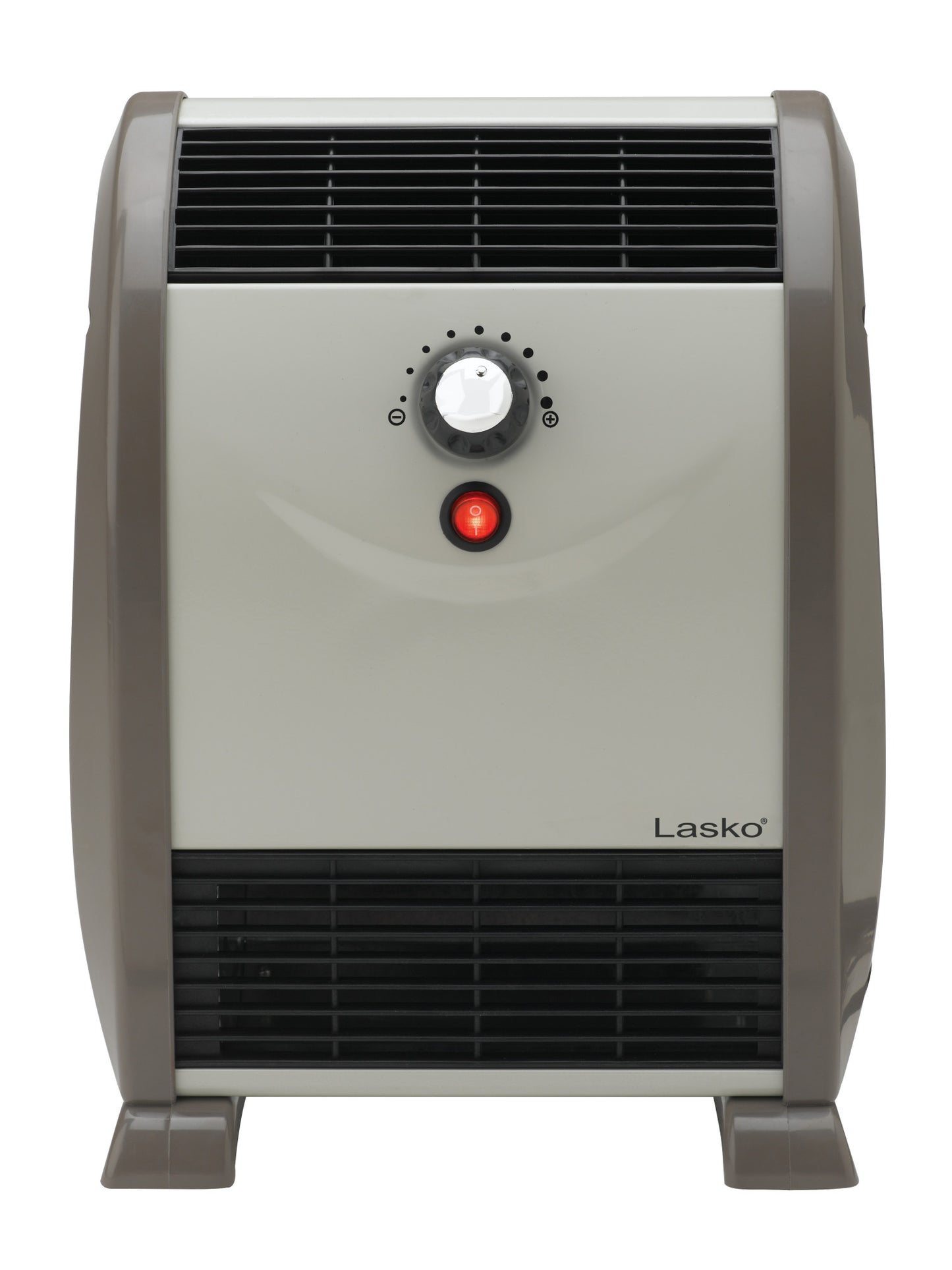 Lasko Automatic Air-Flow Heater with Temperature-Regulation System, 5812, Silver/Gray