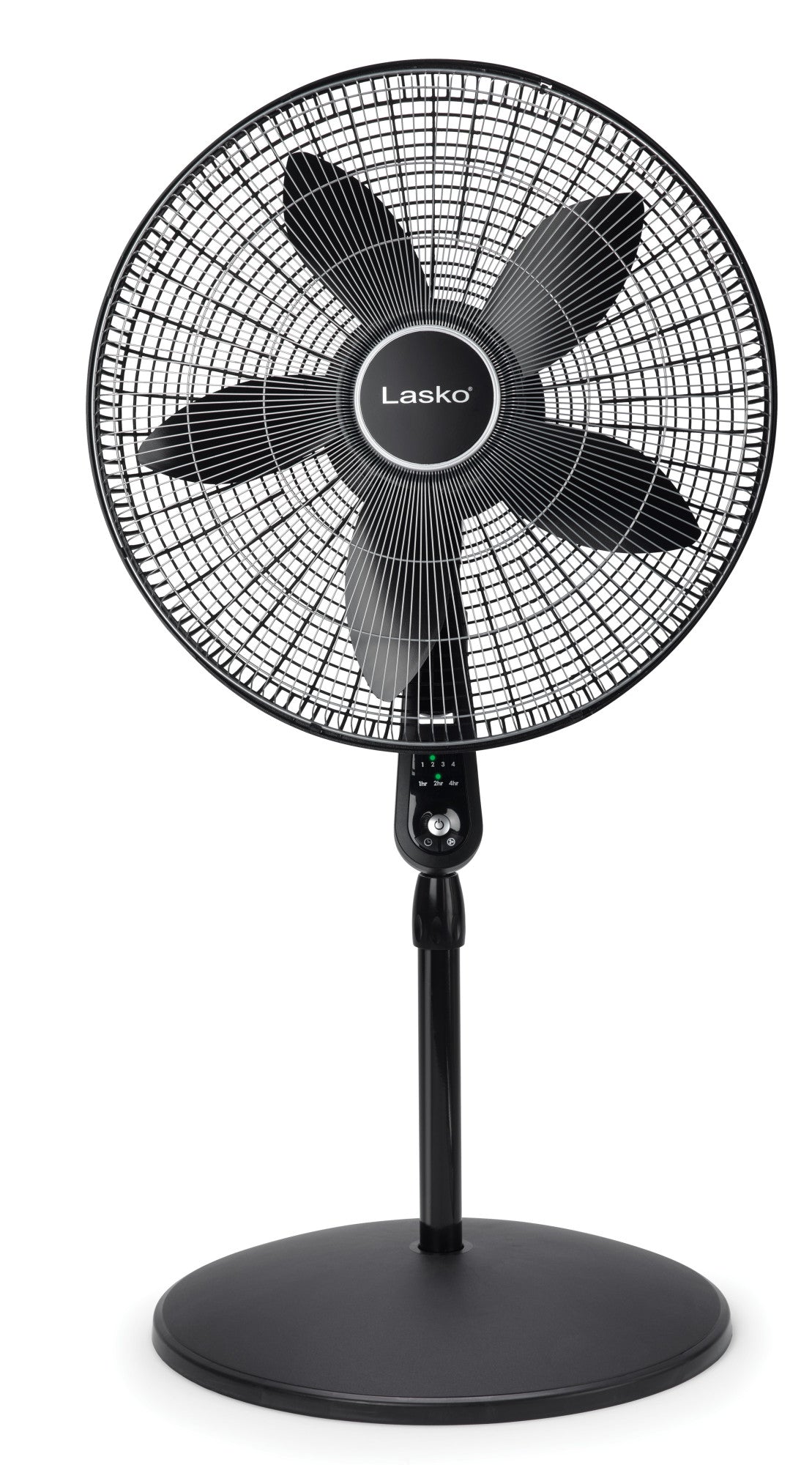 Lasko 20” 4-Speed Pedestal Fan with Remote Control, S20610, Black