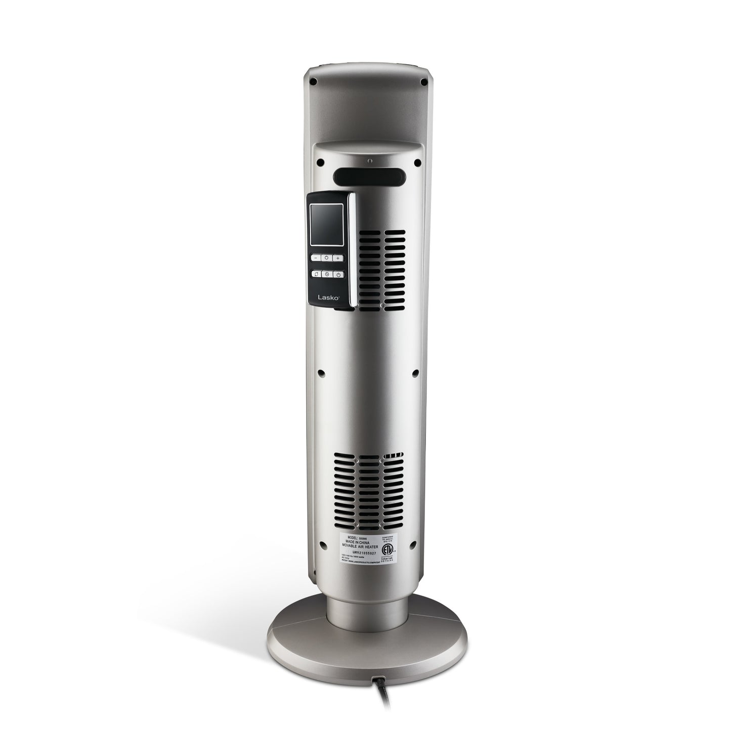 Lasko 5586 1500W Digital Ceramic Tower Space Heater with Remote