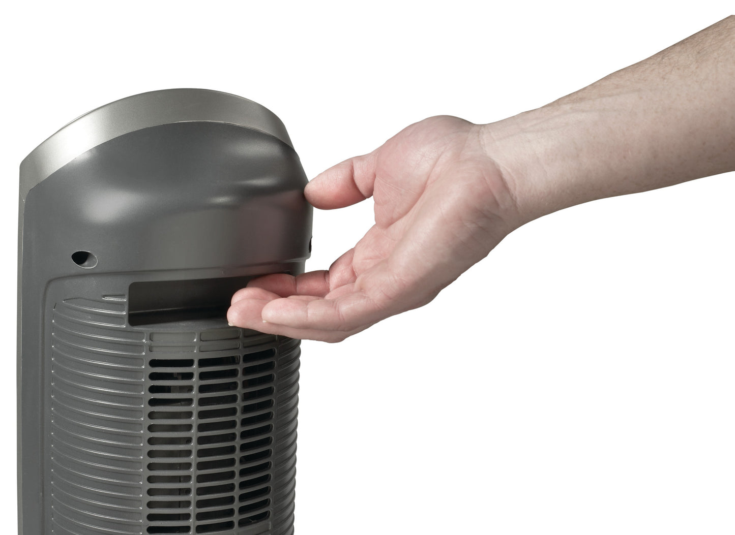 Lasko 1500W Digital Ceramic Space Heater with Remote, 755320, Silver