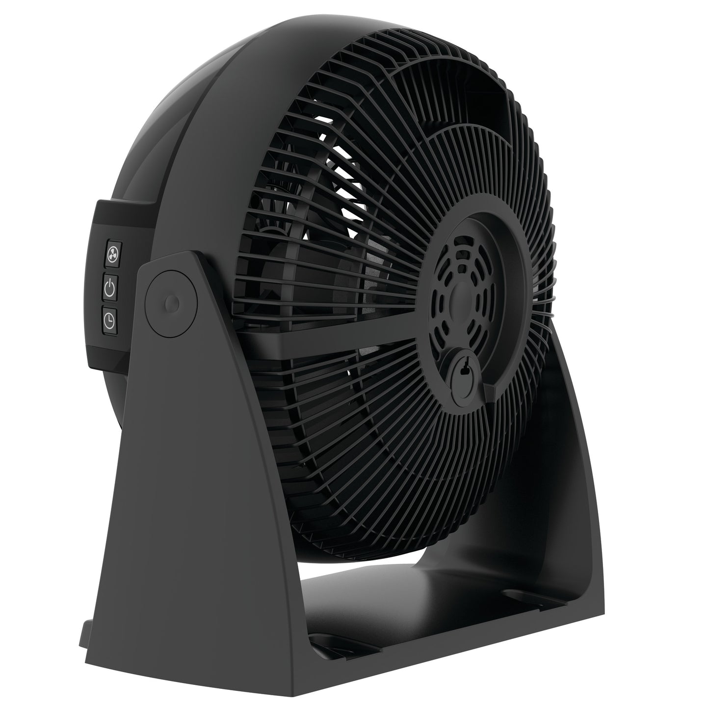Lasko 10" Power Circulator Fan with Wall Mount Option and Remote, A10802, Black