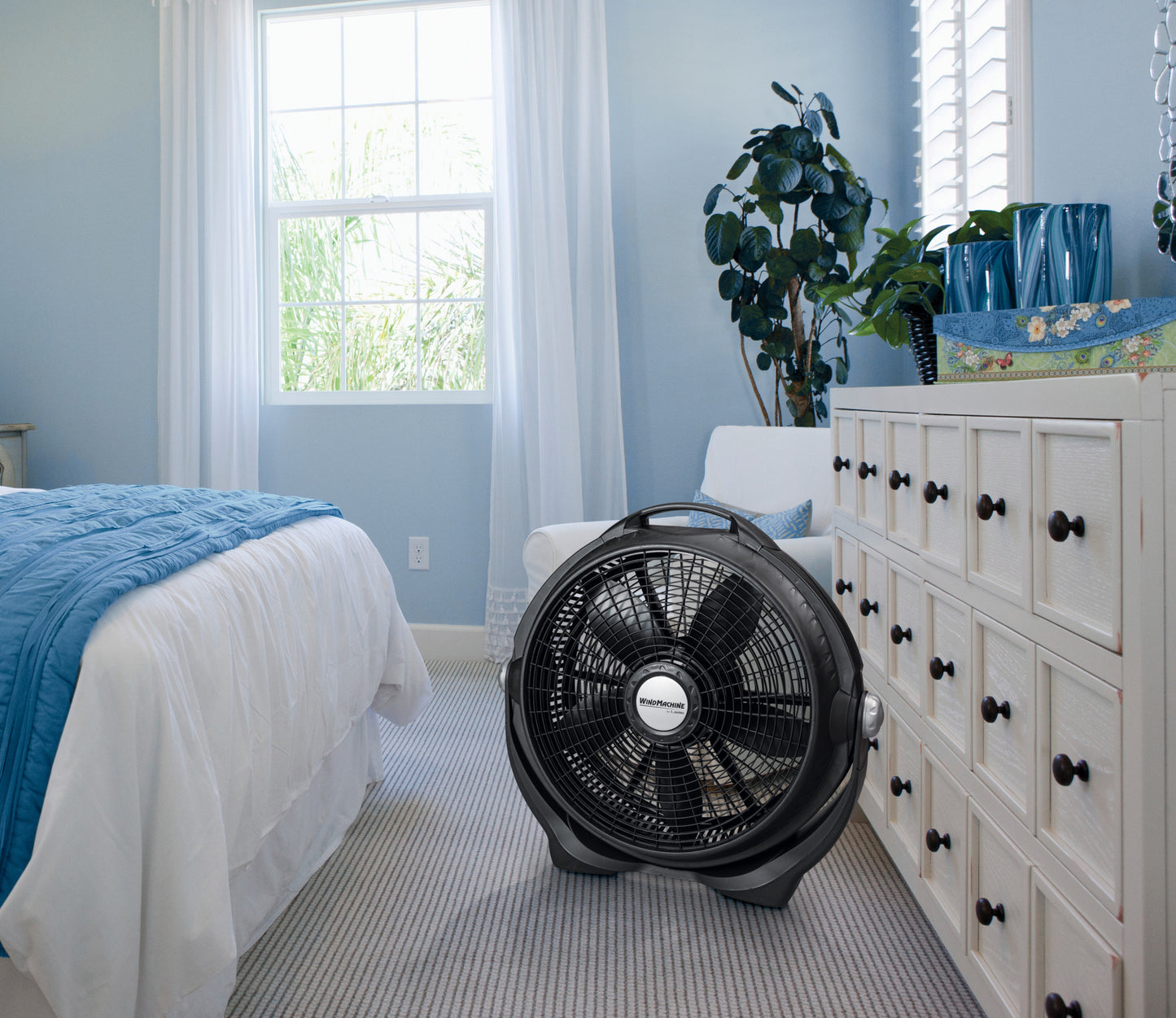 Lasko A20302 20" Wind Machine Air Circulator Floor Fan with 3 Speeds