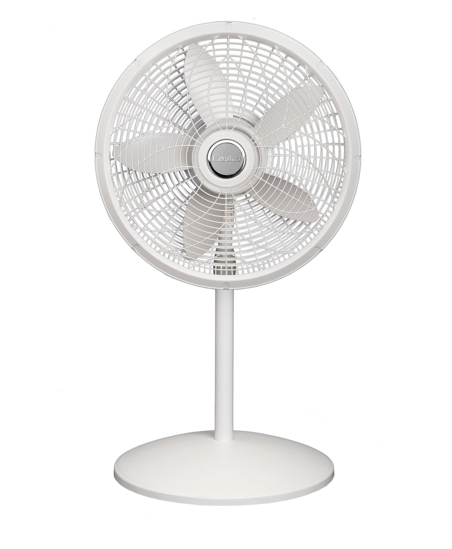 Lasko 18" Oscillating 3-Speed Elegance & Performance Pedestal Fan, 1820, White