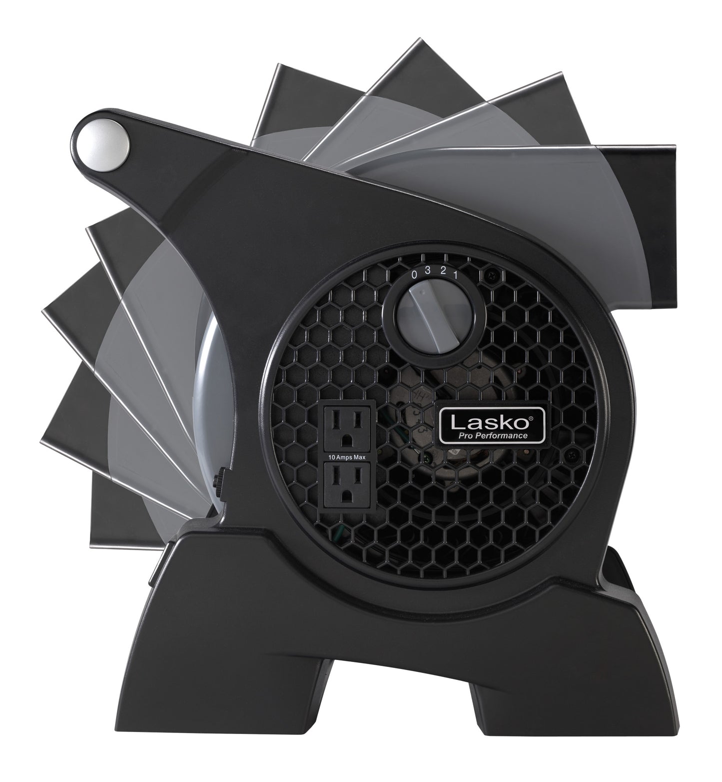 Lasko Pro-Performance High Velocity Pivoting Blower Fan, 4905, Black