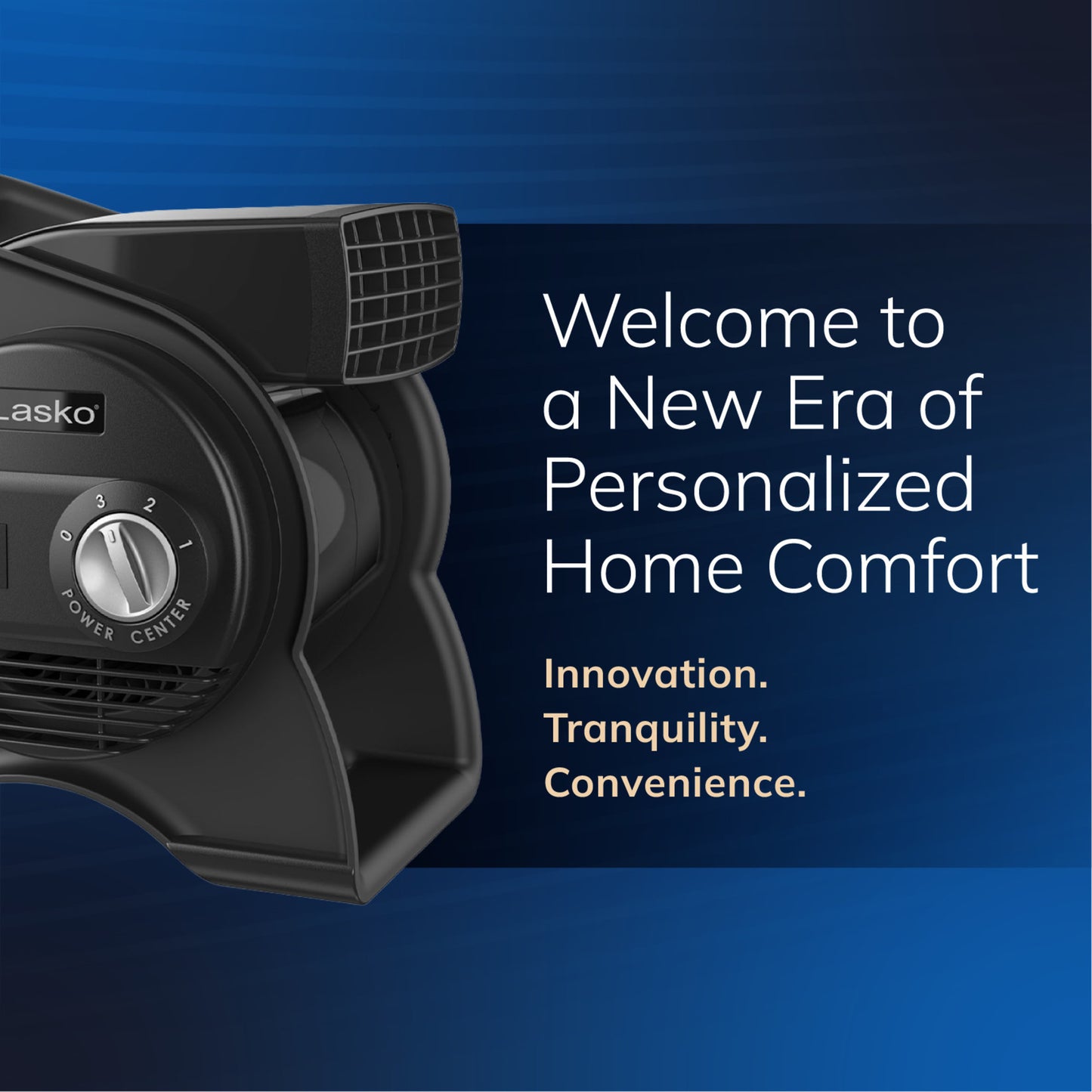 Lasko 12" Pivoting Pro High Velocity Blower Fan, 3-Speed, Black