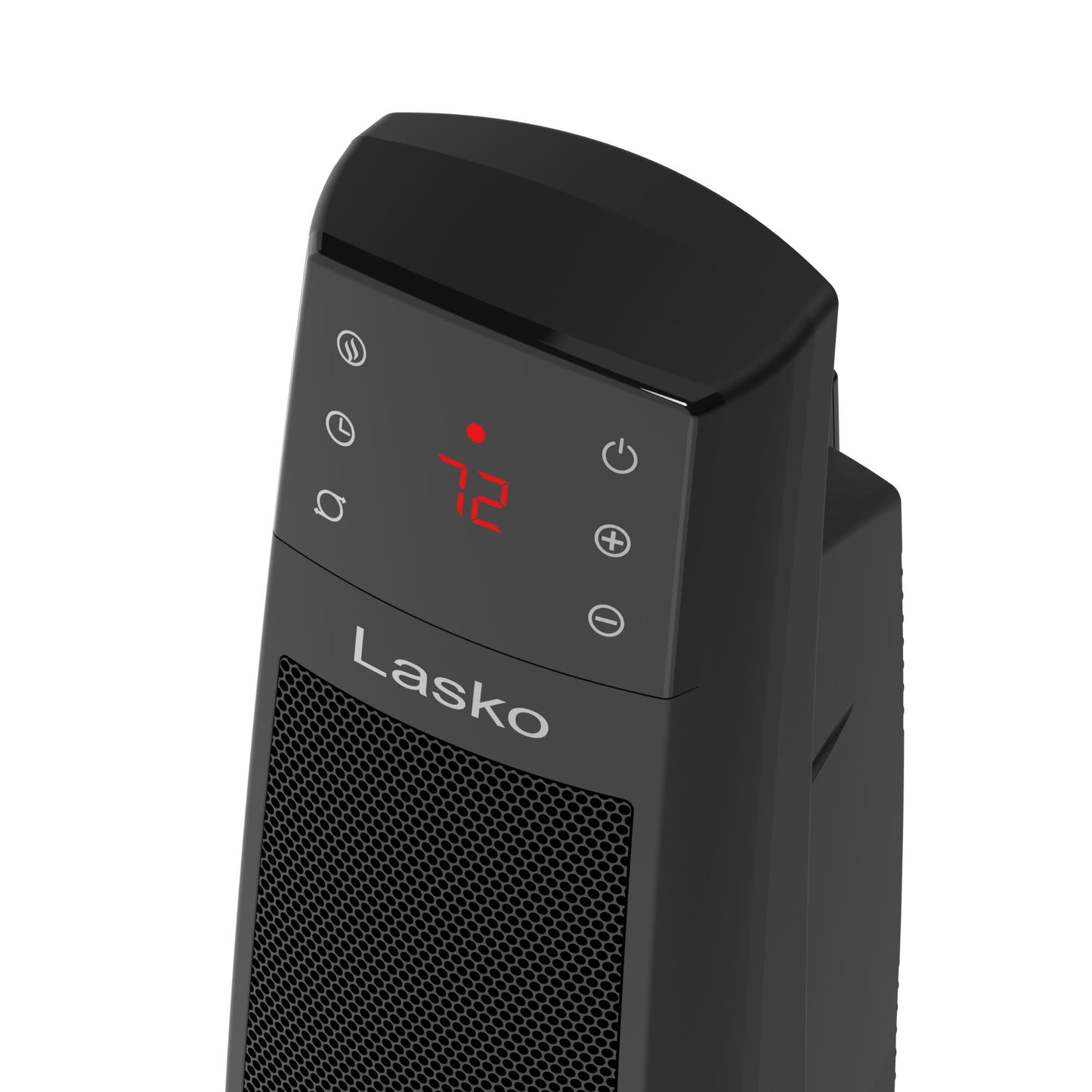Lasko 22" Ceramic Tower Space Heater: Oscillating, 3 Heat Settings, Remote, Timer, Tip-Over Switch, Thermostat, Black