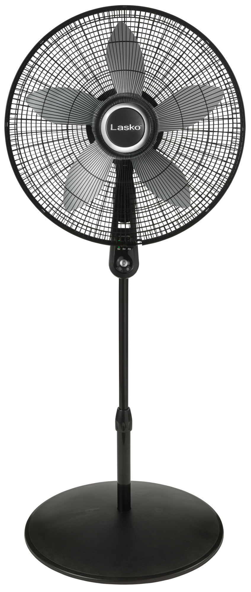 Lasko 20" Pedestal Fan (4-speed, remote, timer, black)