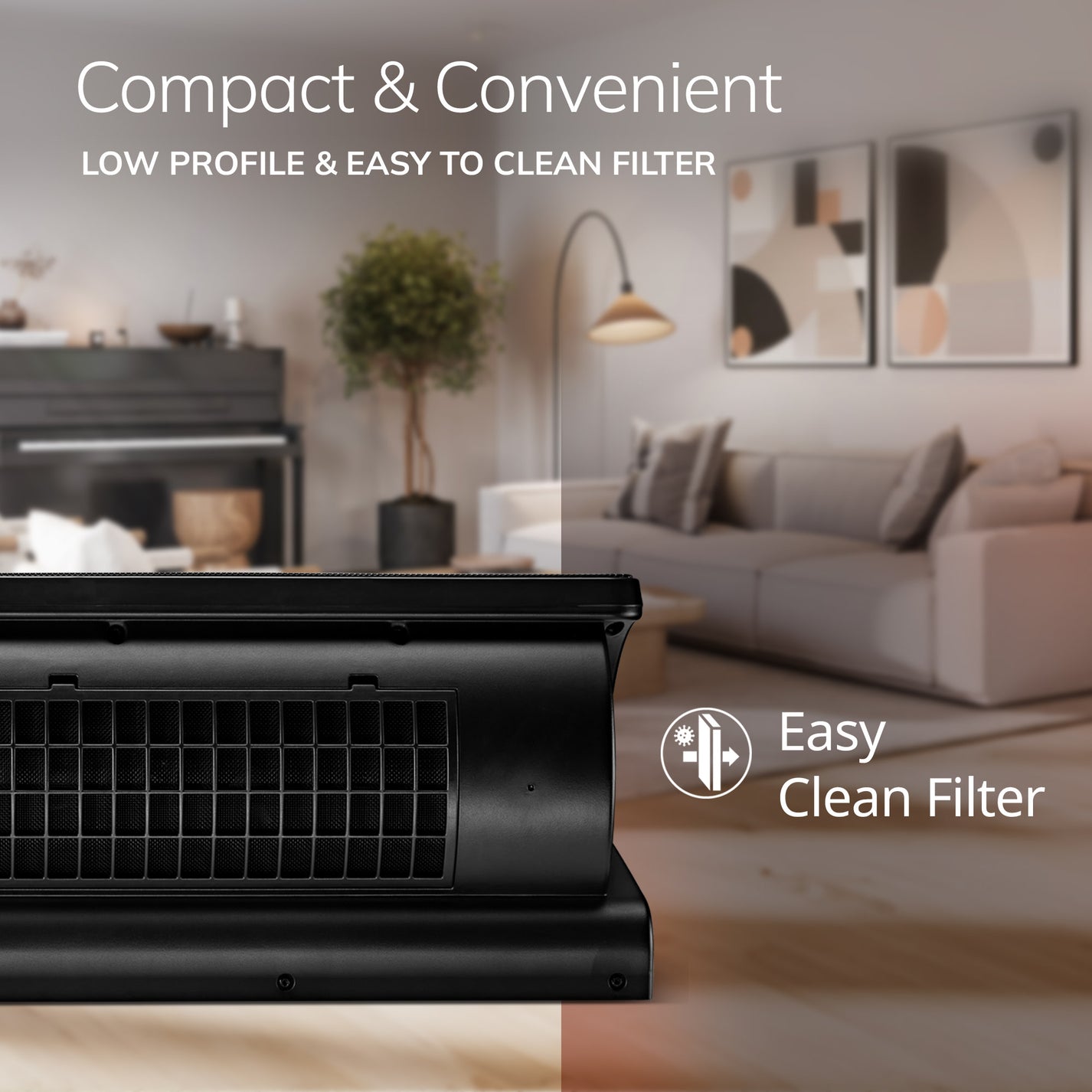 Lasko CL22100 1500W Low Profile Baseboard Space Heater with Remote Con ...