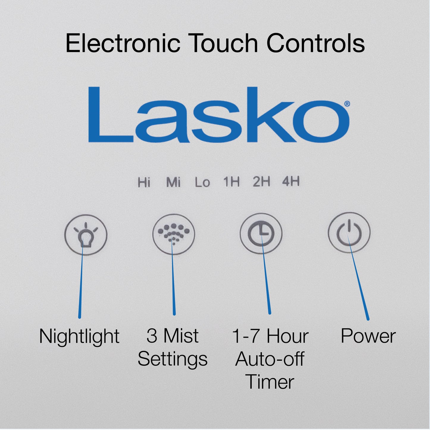 Lasko UH250 Top Fill Ultrasonic Cool Mist Humidifier