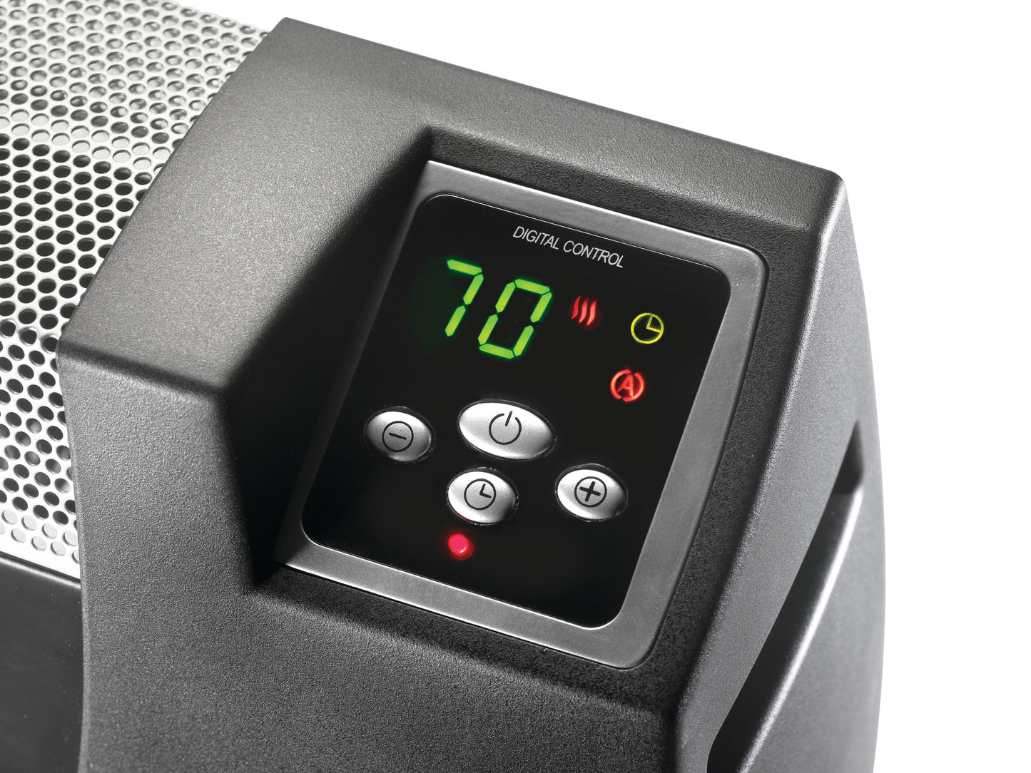 Lasko Low Profile Silent Room Space Heater, 5624, Black