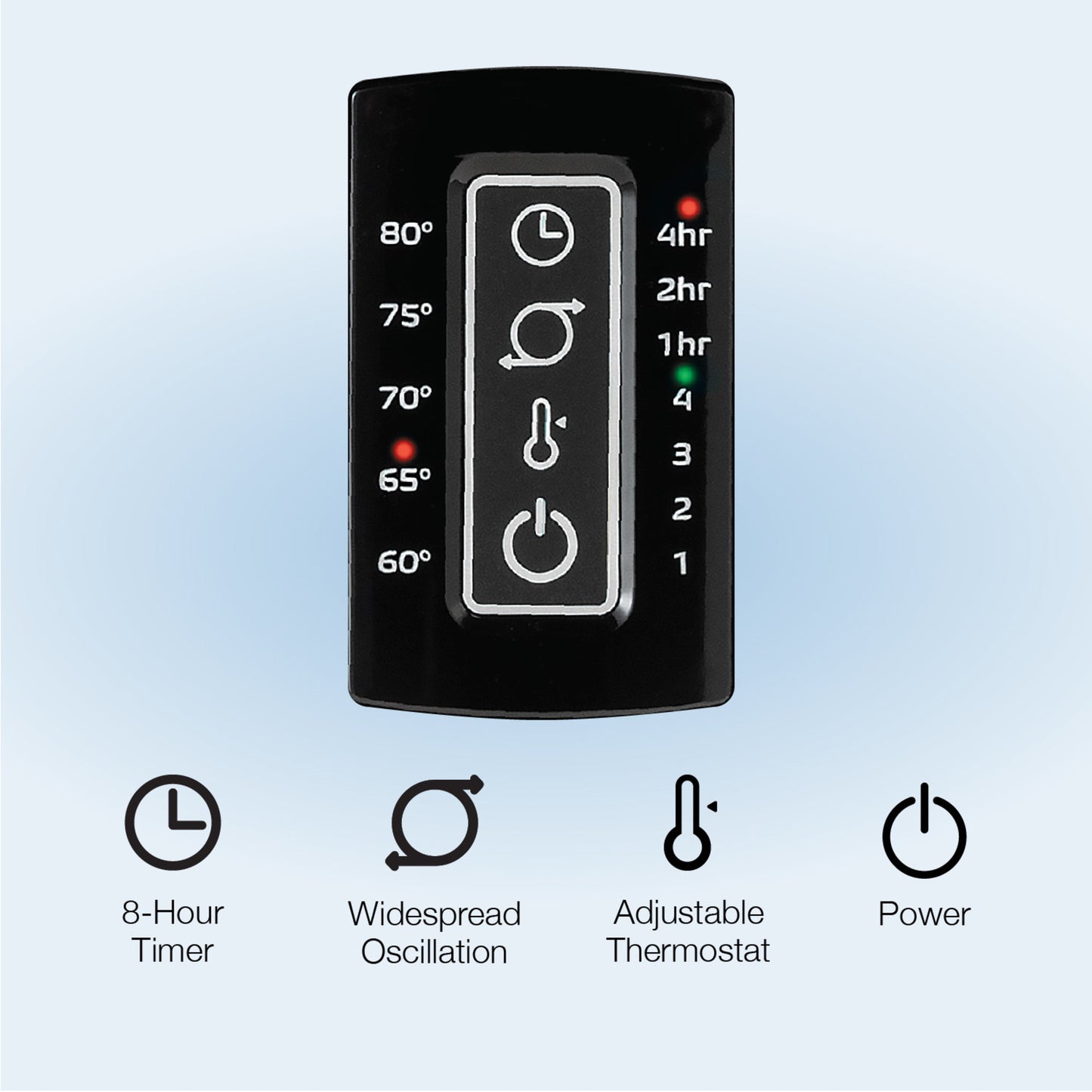 Lasko S16612 16" 4-Speed Oscillating Pedestal Fan with Remote Control: black