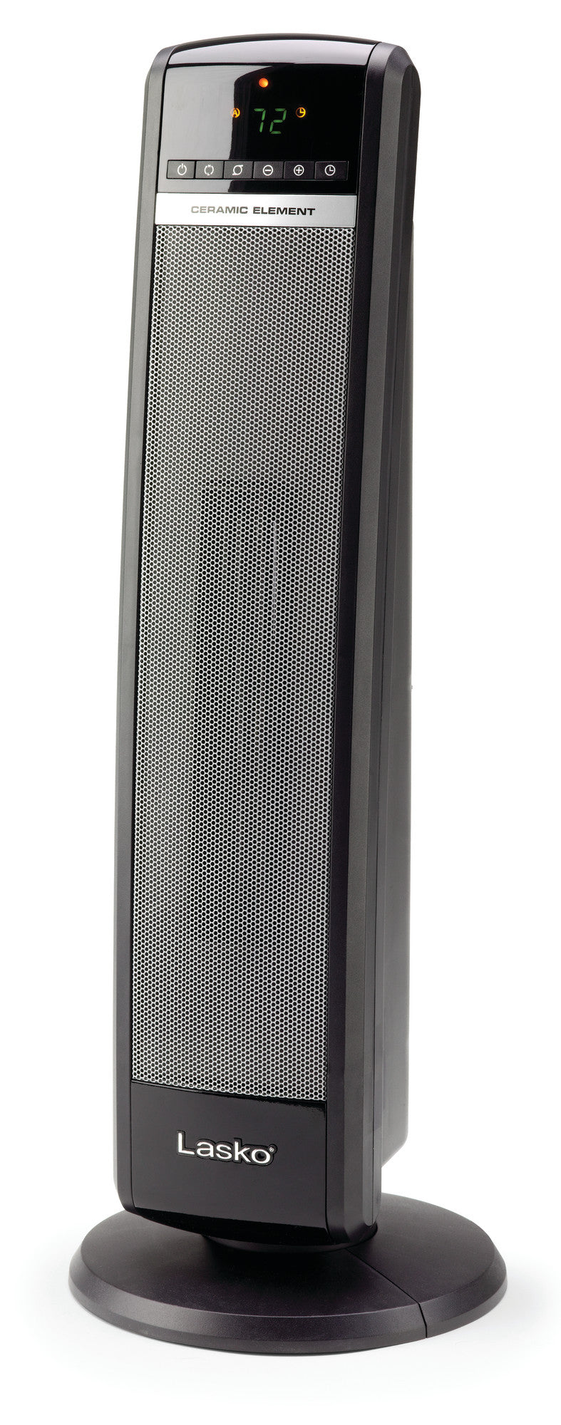 Lasko 1500W Electric Ceramic Tower Space Heater with Remote Control, CT30750, Black