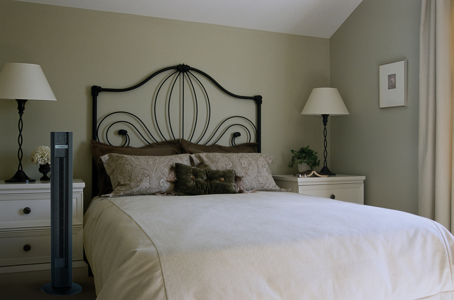 Lasko T48339 48" Tower Fan with Nighttime Setting and Remote