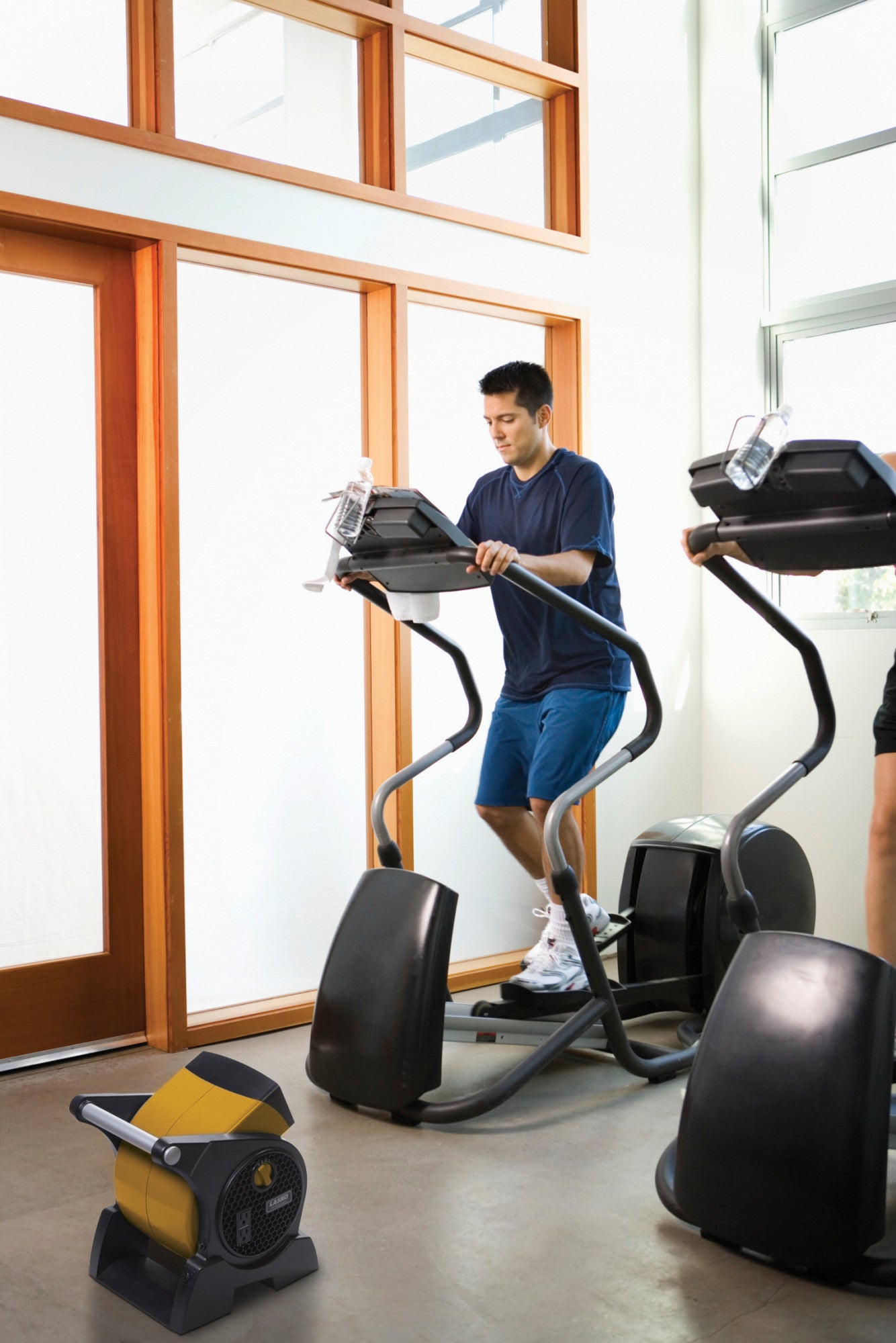 Lasko Pro-Performance High Velocity Utility Blower Fan with Accessory Outlets, 4900, Yellow