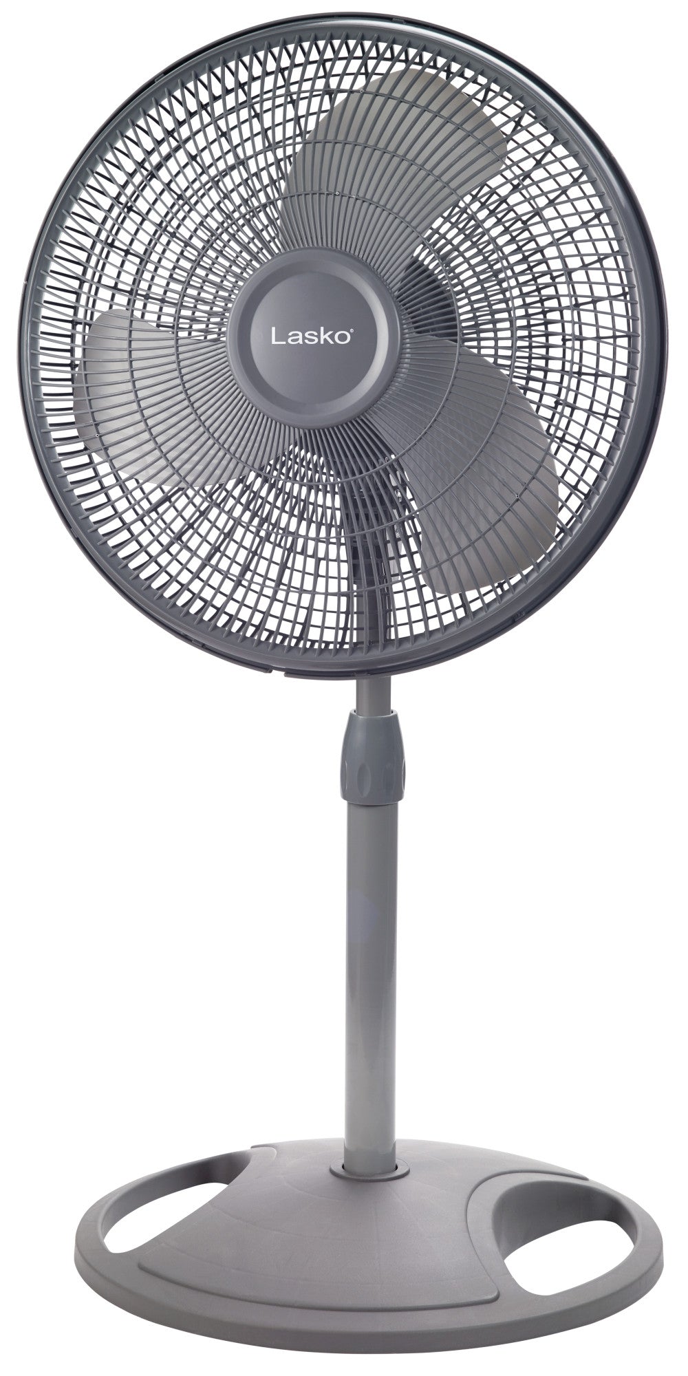 Lasko 16" Adjustable Height Oscillating Pedestal Fan, 2524, Gray