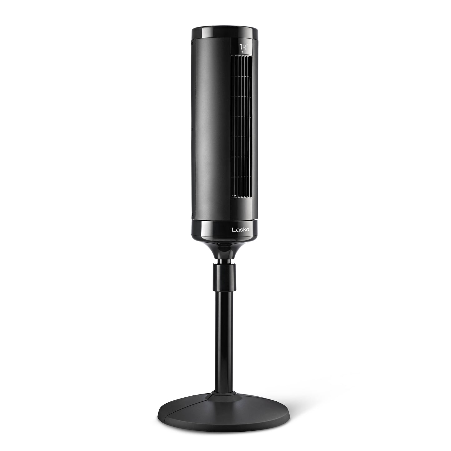 Lasko Summit Elevation EST100 54" Oscillating Pedestal Tower Fan with Remote Control: Black