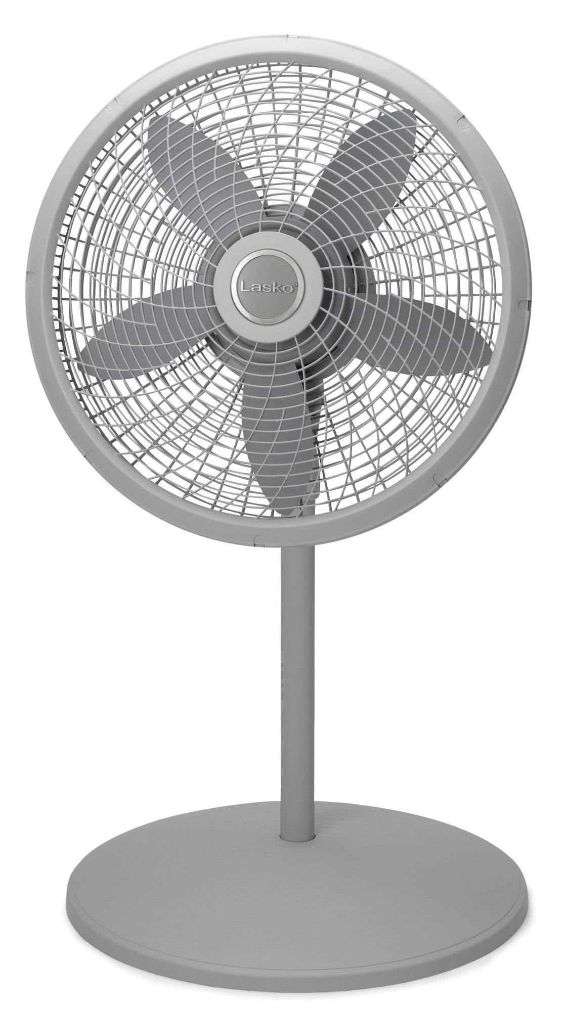 Lasko 18" Adjustable Cyclone Pedestal Fan with 3 Speeds, S18900, Gray