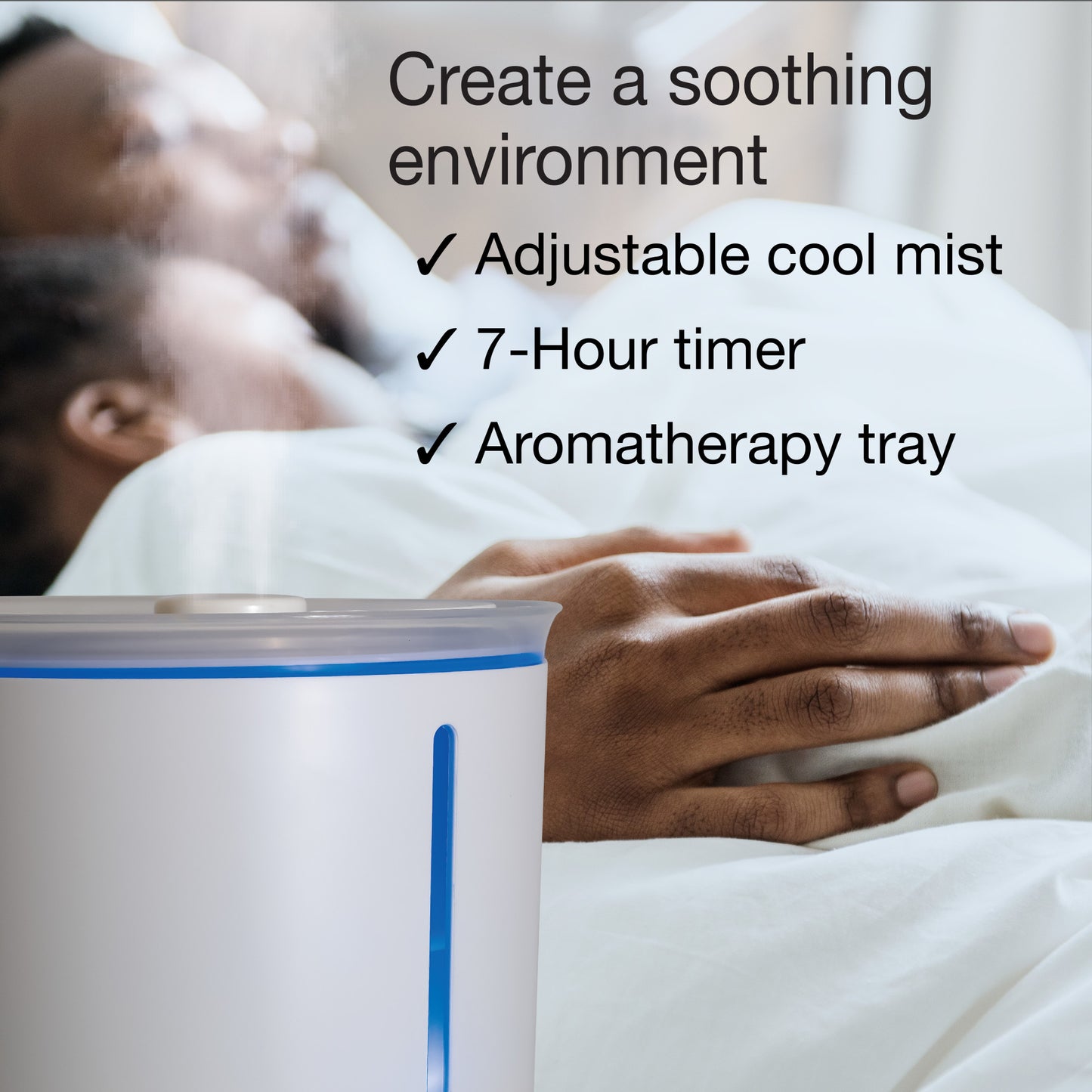 Lasko UH250 Top Fill Ultrasonic Cool Mist Humidifier