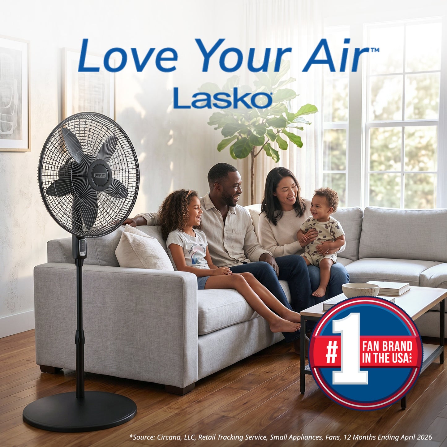 Lasko Cyclone Max 18" Pedestal Fan: Oscillating, 4-Speed, Remote, Black