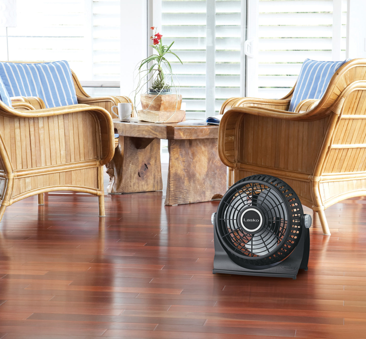 Lasko 507 10" Breeze Machine Pivoting 2-Speed Floor Fan