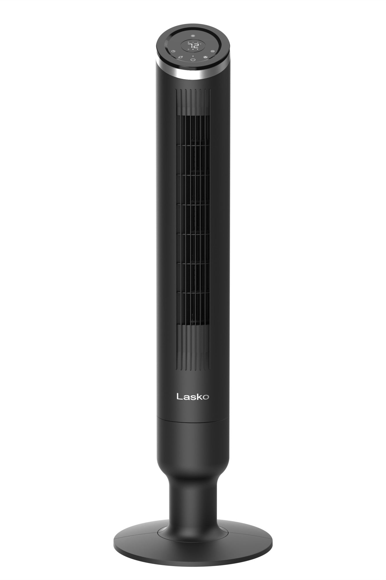 Lasko Apex 42" Tower Fan: Oscillating, 6-Speed, Remote, Timer, Black