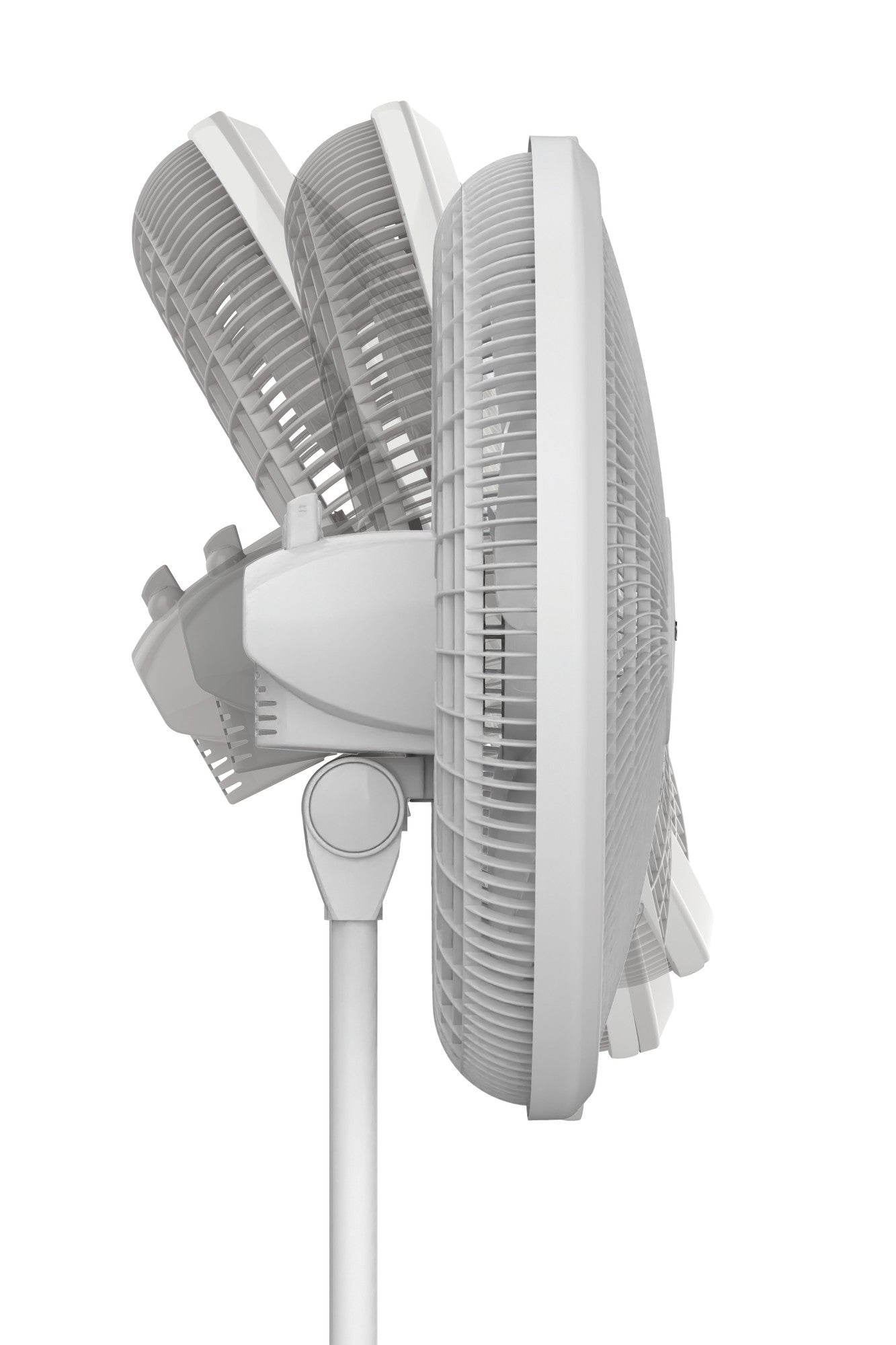 Lasko S18931 Cyclone® 18" Oscillating 3-Speed Adjustable Pedestal Fan, White