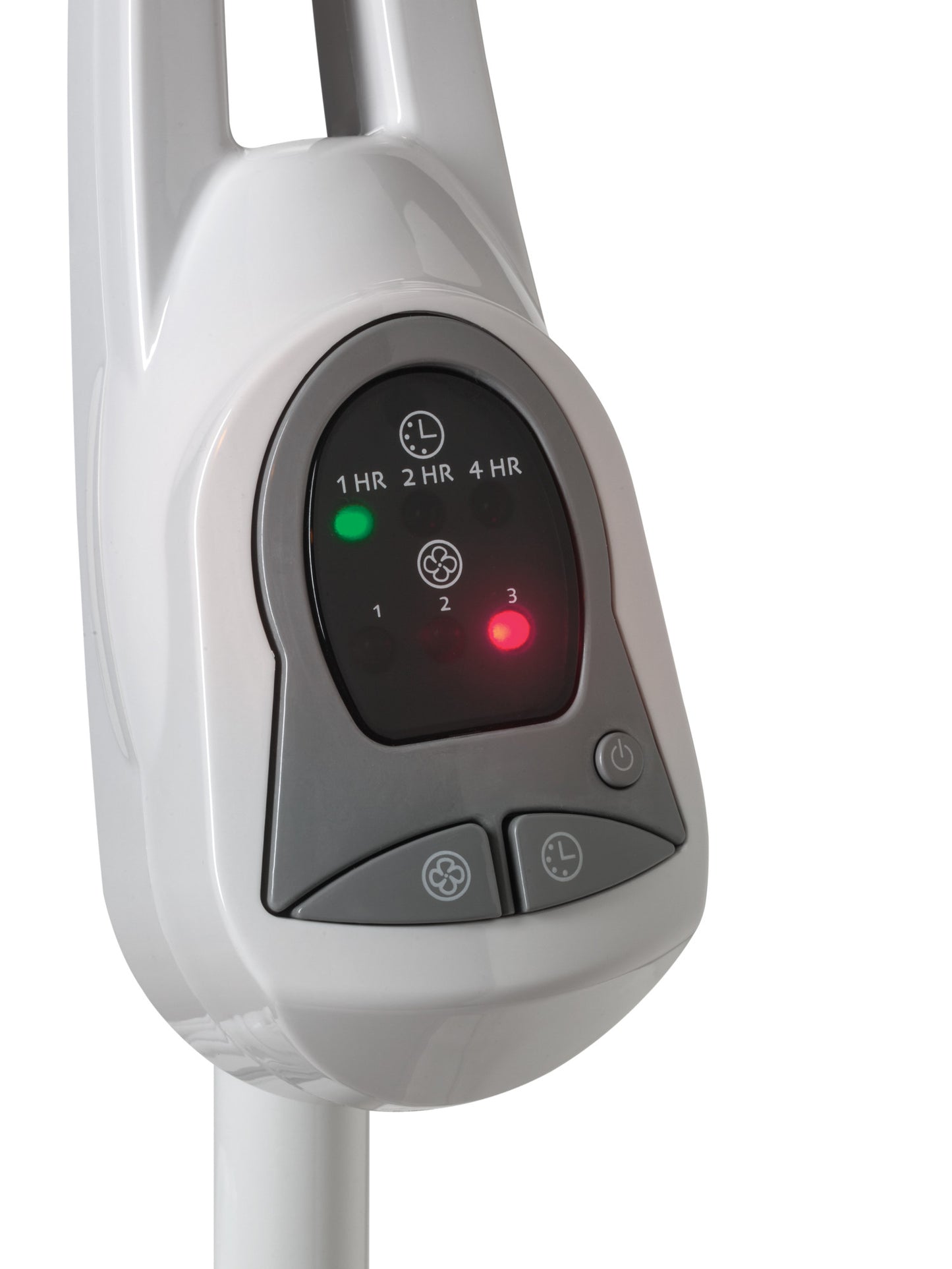 Lasko 18" 3-Speed Elegance & Performance Pedestal Fan with Remote, 1850, White