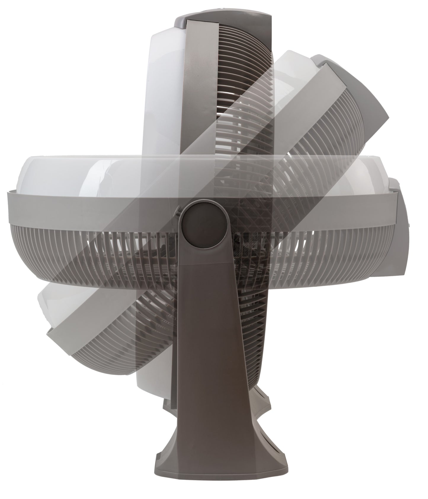 Lasko 20" Cyclone® Air Circulator Pivoting Floor Fan with Remote and Timer, 3542, Gray