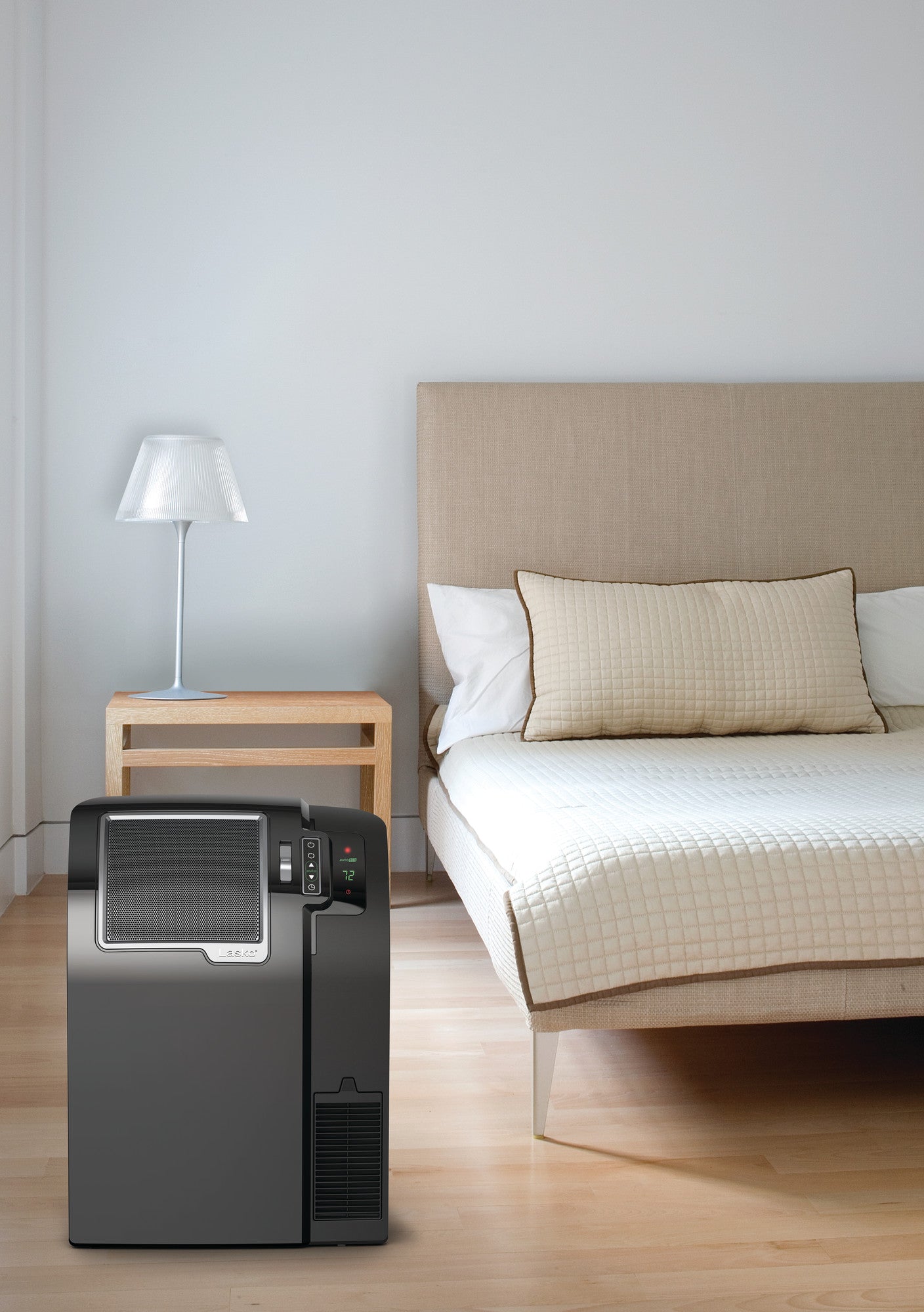 Lasko 1500W Ceramic Space Heater with Remote Control, CC24870, Black