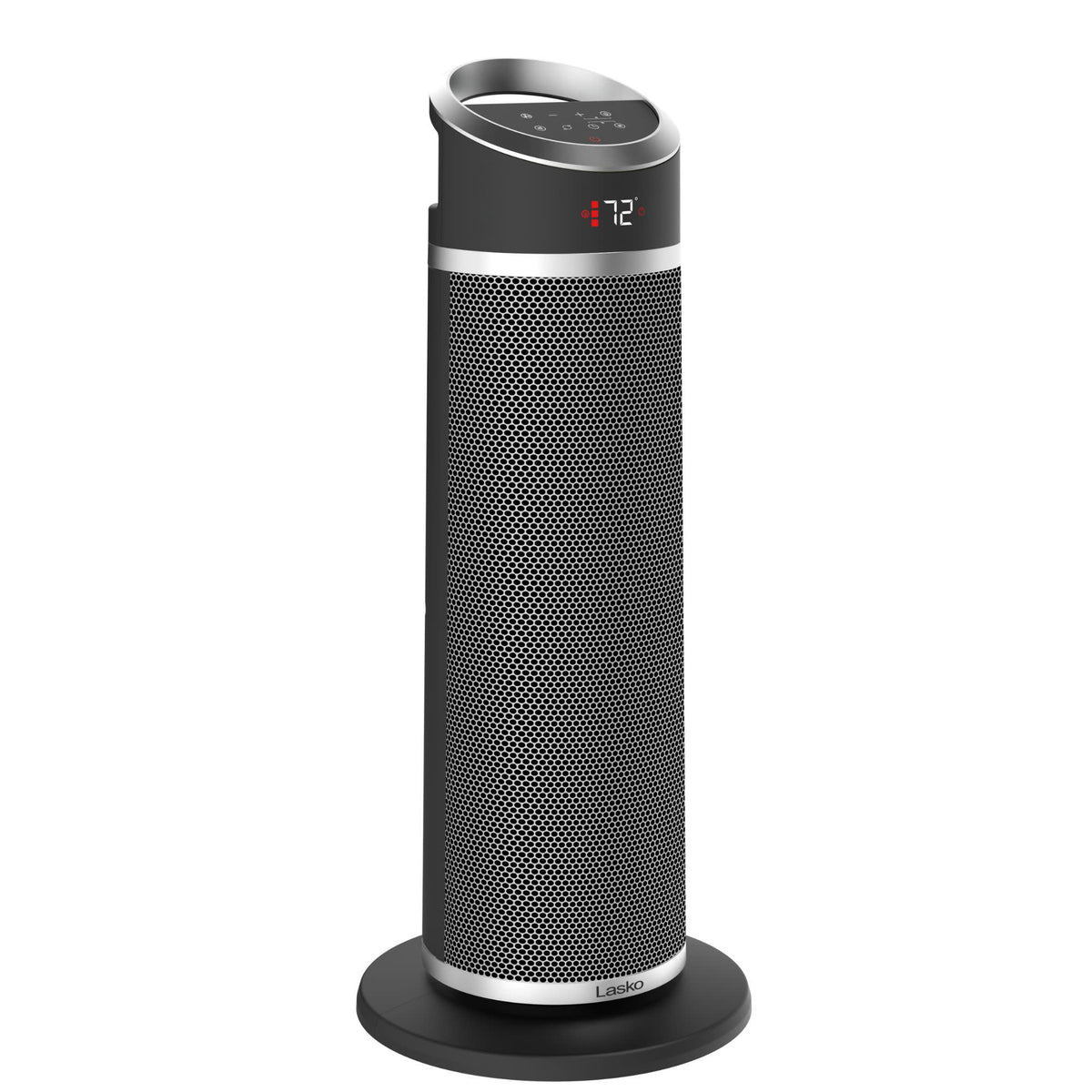 Lasko Halo 22" Ceramic Tower Space Heater: Oscillating, 3 Heat Settings, 2 Fan Modes, Remote, Timer, Tip-Over Switch, Child Lock, Thermostat