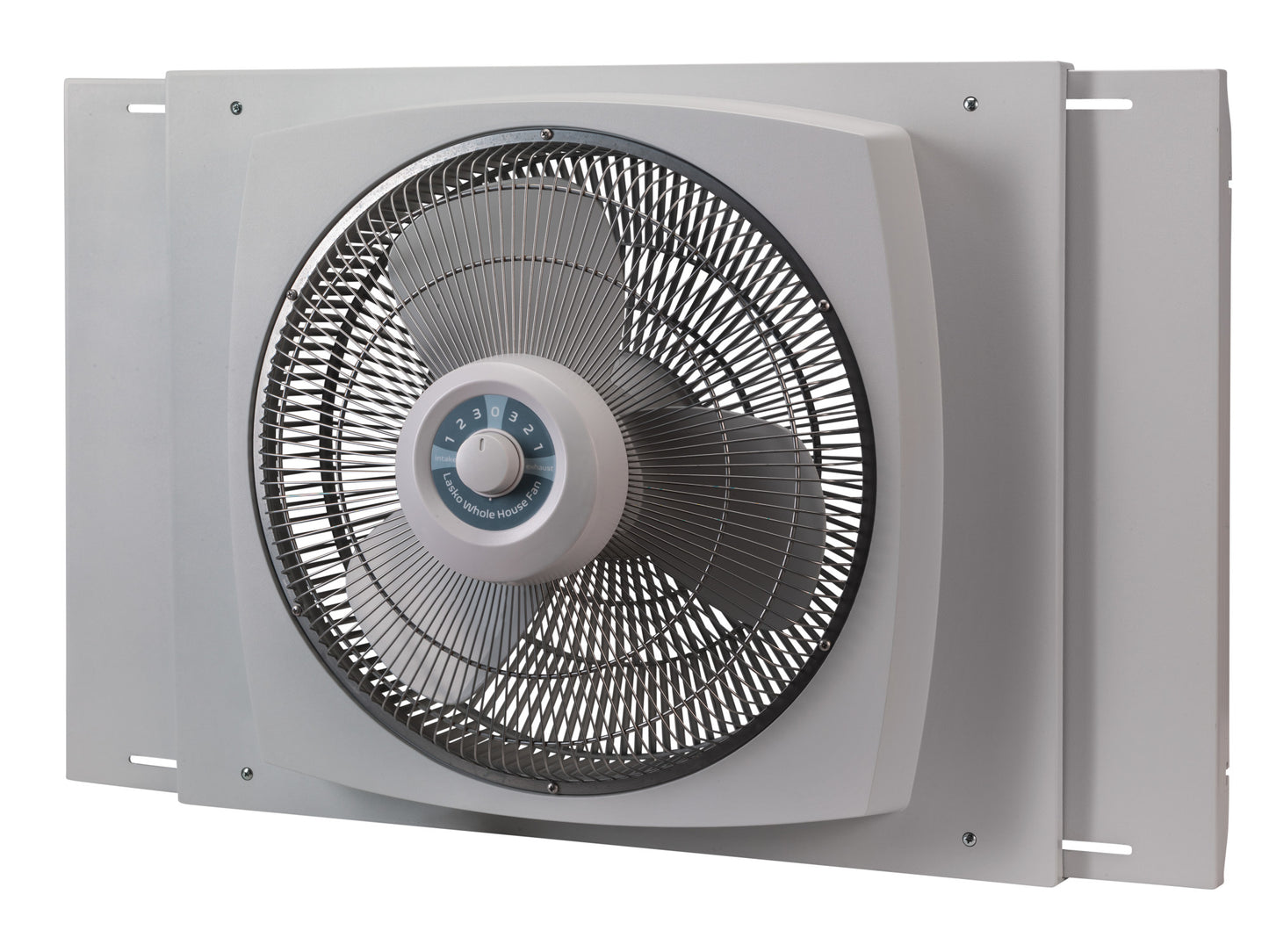 Lasko 16" Electrically Reversible Window Fan with 3 Speeds and Storm Guard, W16900, White