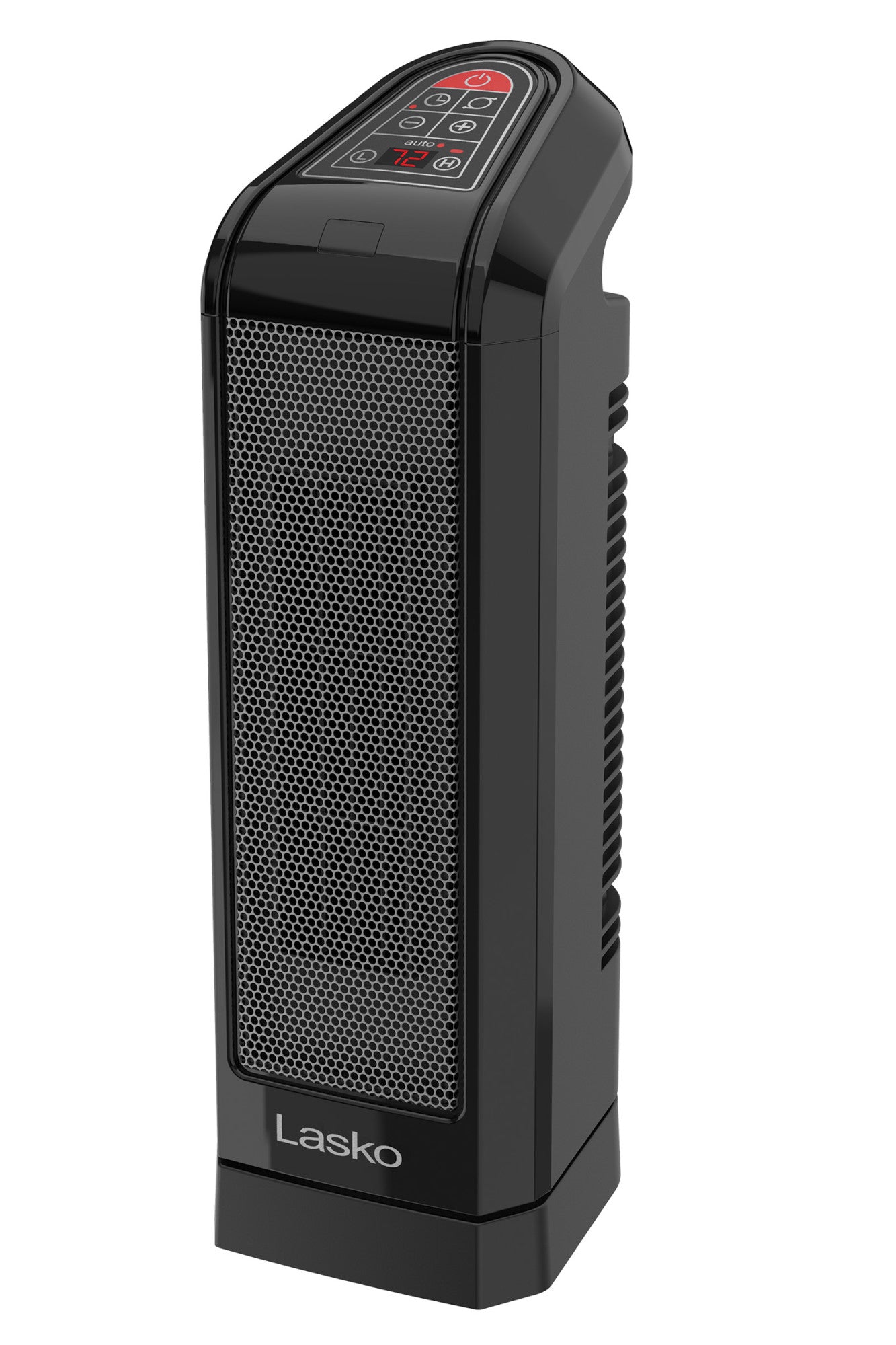 Lasko 1500W Ceramic Tower Space Heater with Remote, CT16670, Black