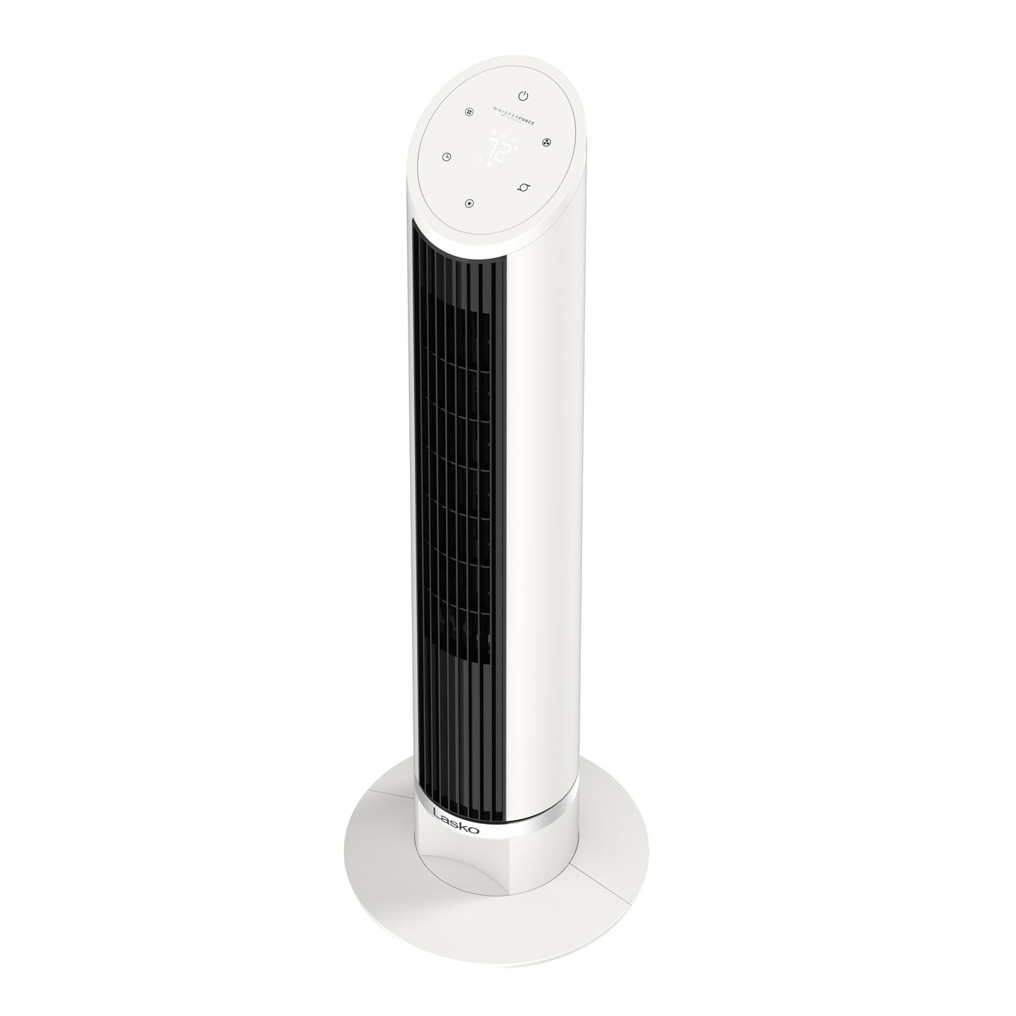 Lasko WhisperForce™ DC 36" Tower Fan (12-speed, remote, timer, air filtration, white)