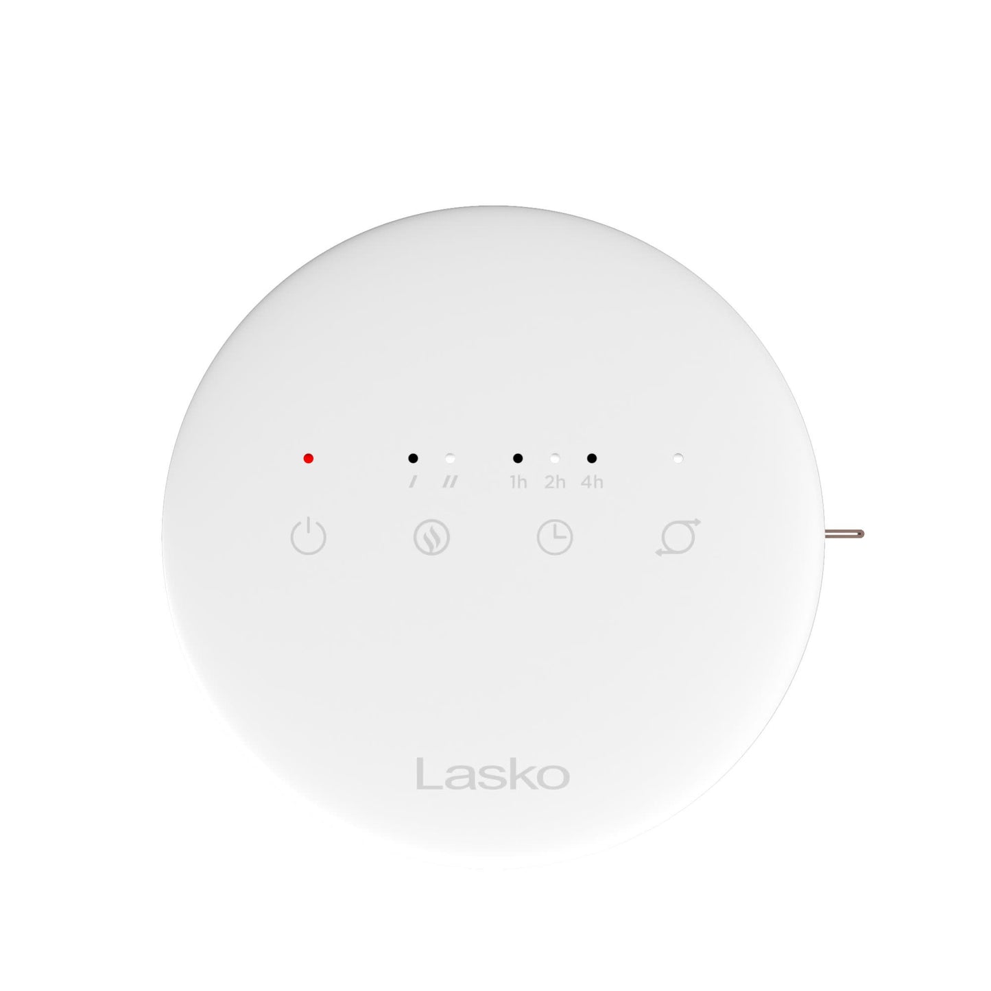 Lasko CD09475 9" Oscillating Personal Desktop Ceramic Space Heater with Tip-Over Switch: White