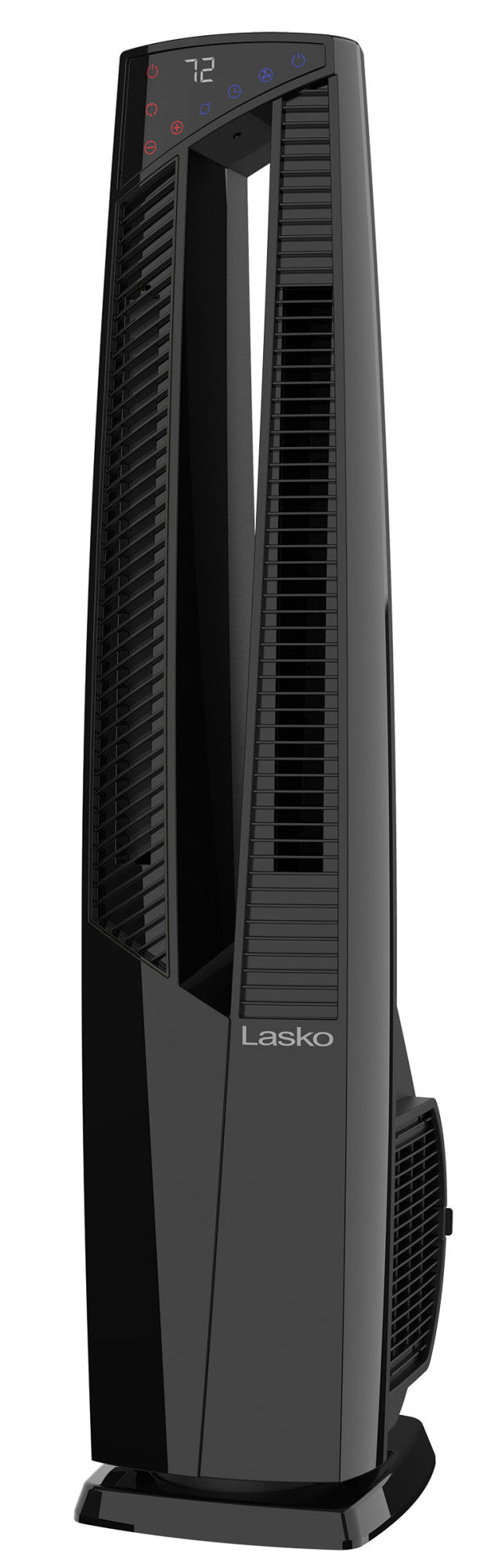 Lasko 1500W Electric Oscillating All Season Tower Fan and Space Heater with Remote, FHV801, Black