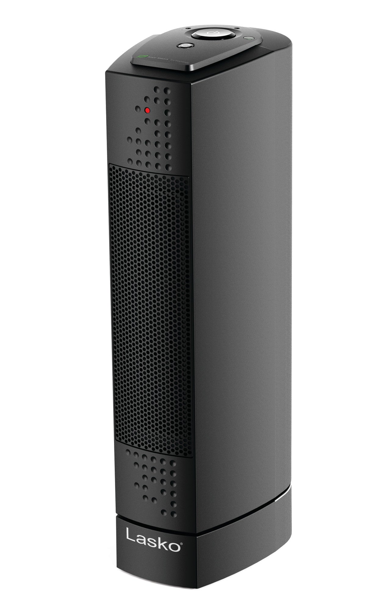 Lasko Oscillating Ultra Slim Electric Tower Space Heater with 2 Speeds, CT14101, Black