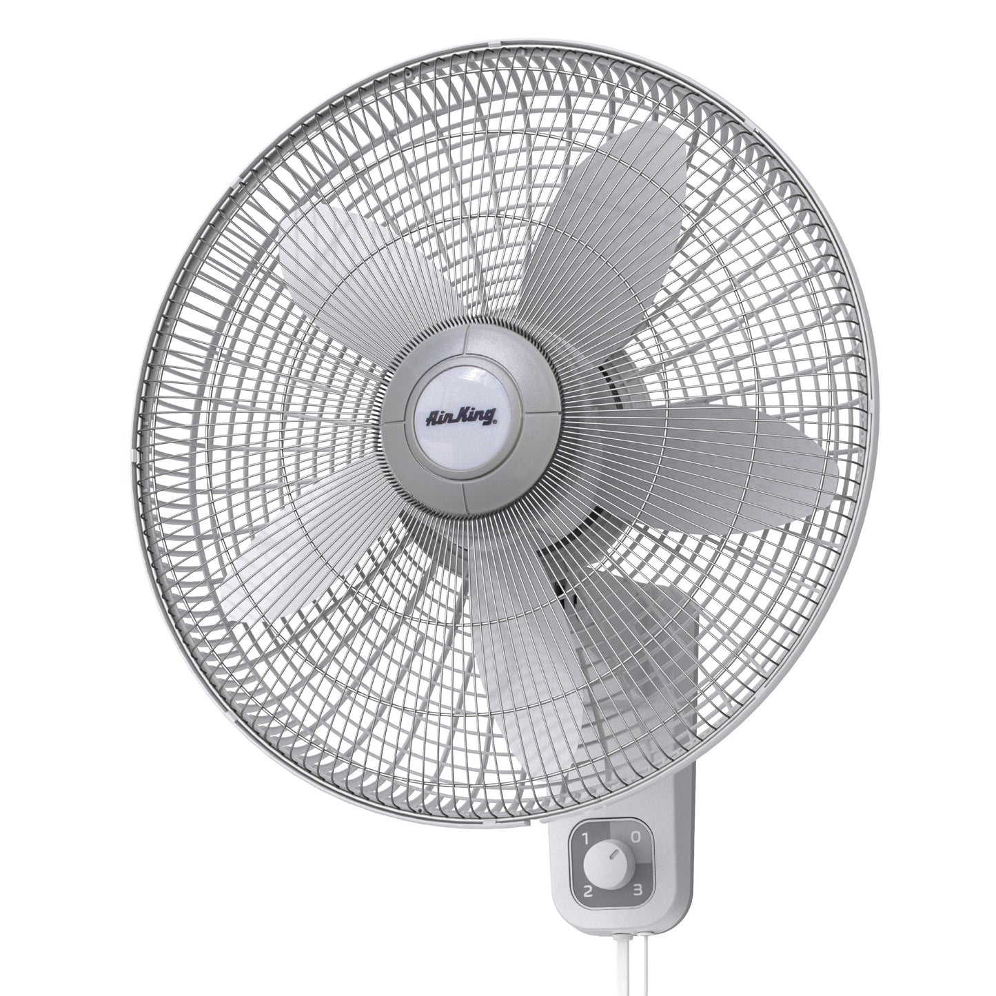 Air King 18" 1/20 HP Commercial Grade Wall Mount Fan (3-speed, manual, white)