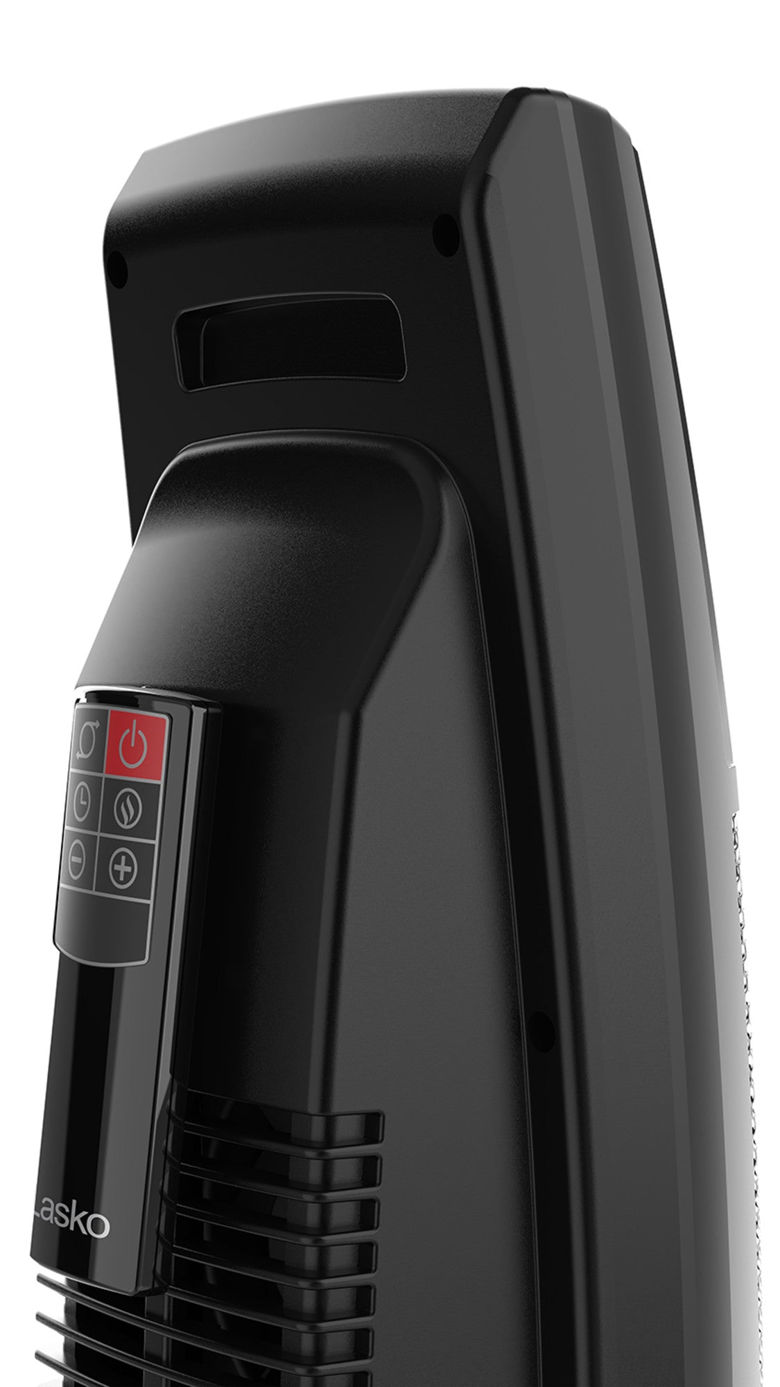 Lasko 1500W Digital Ceramic Tower Space Heater with Remote Control, CT20111, Black